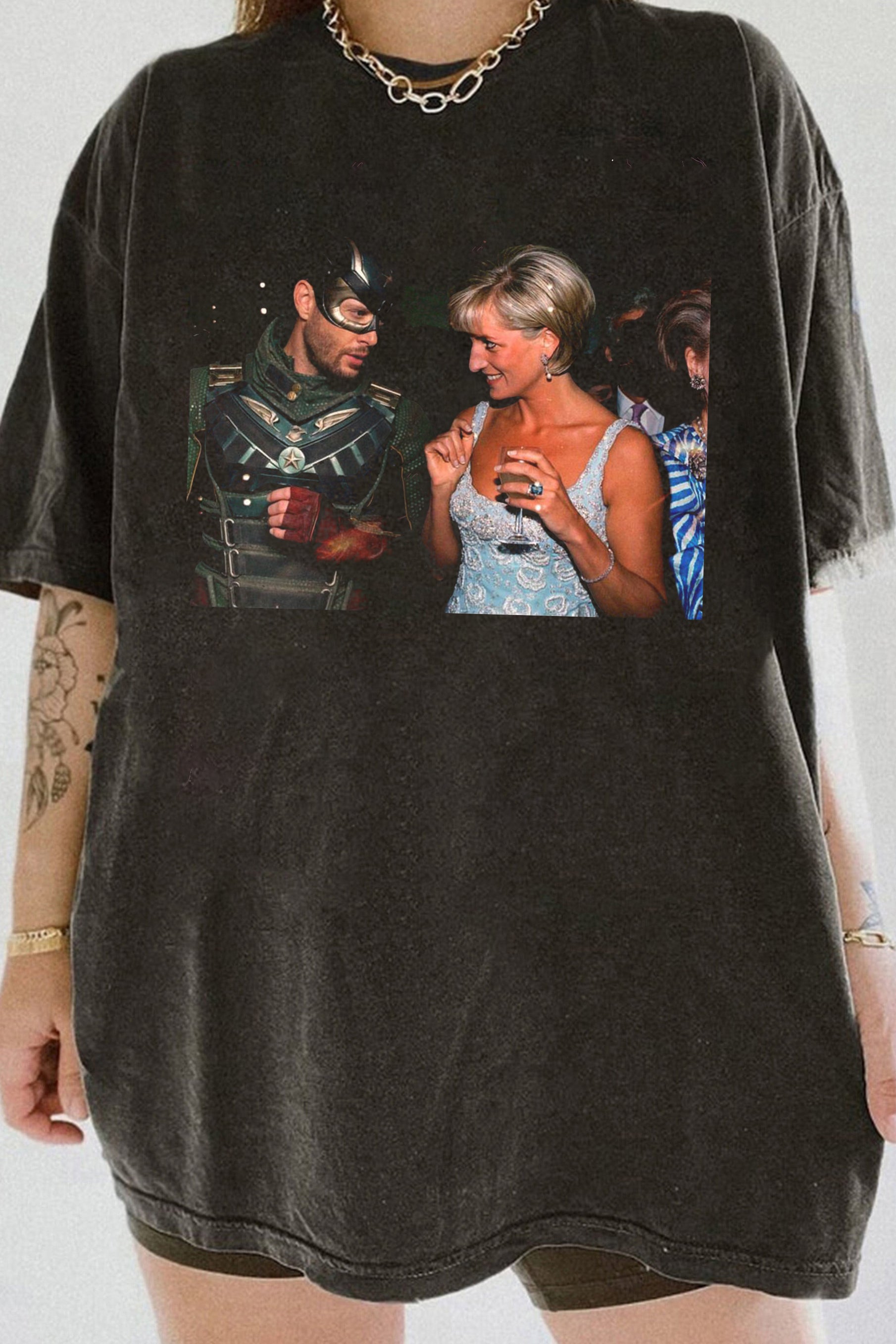 T-Shirt When Princess Merch, Shirt When Princess Di Met Soldier Boy For Women