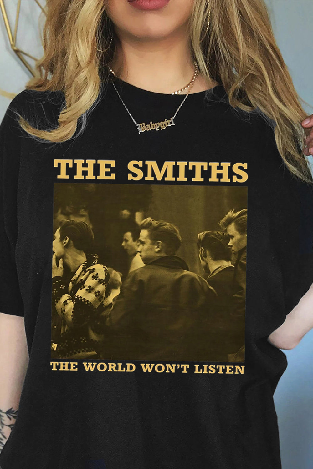 New T-Shirt Vintage The Merch, Shirt Vintage The Smiths Aesthetic For Women
