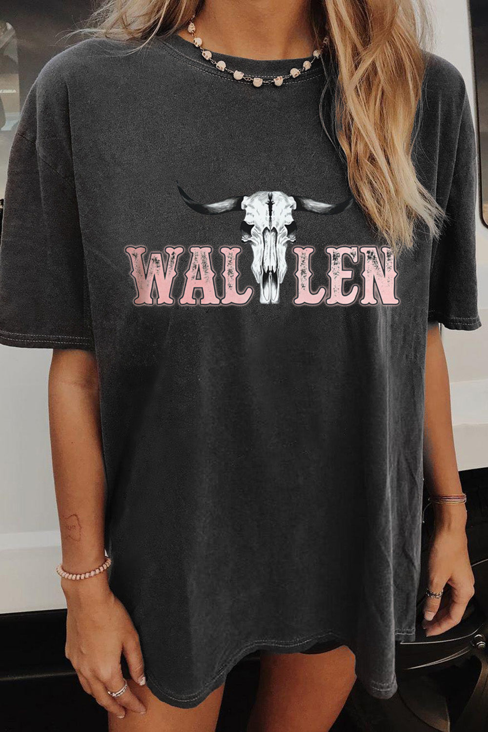 T-Shirt Vintage Wallen Merch, Shirt Vintage Wallen Western For Women