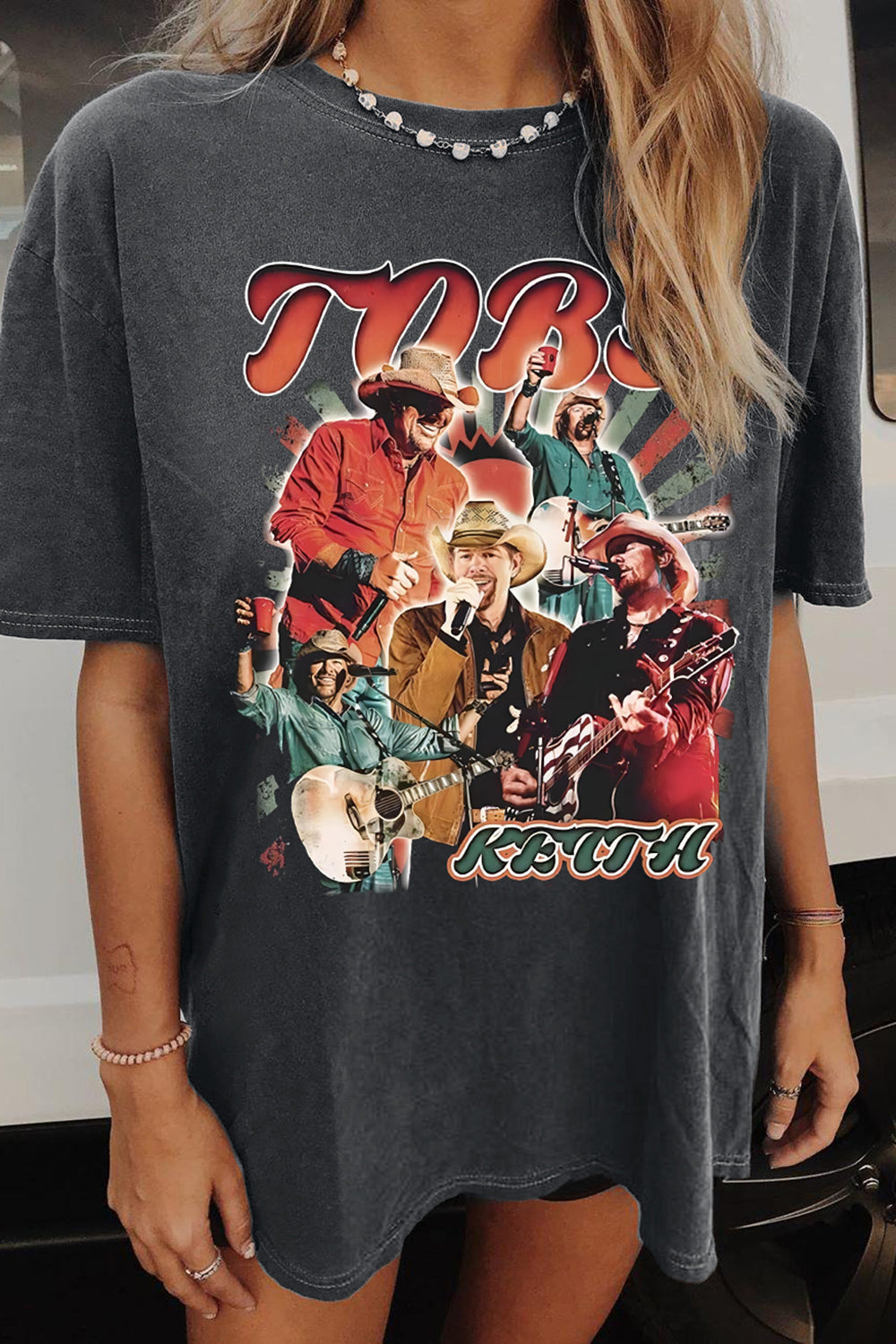 New T-Shirt Vintage Toby Merch, Shirt Vintage Toby Keith 90S For Women