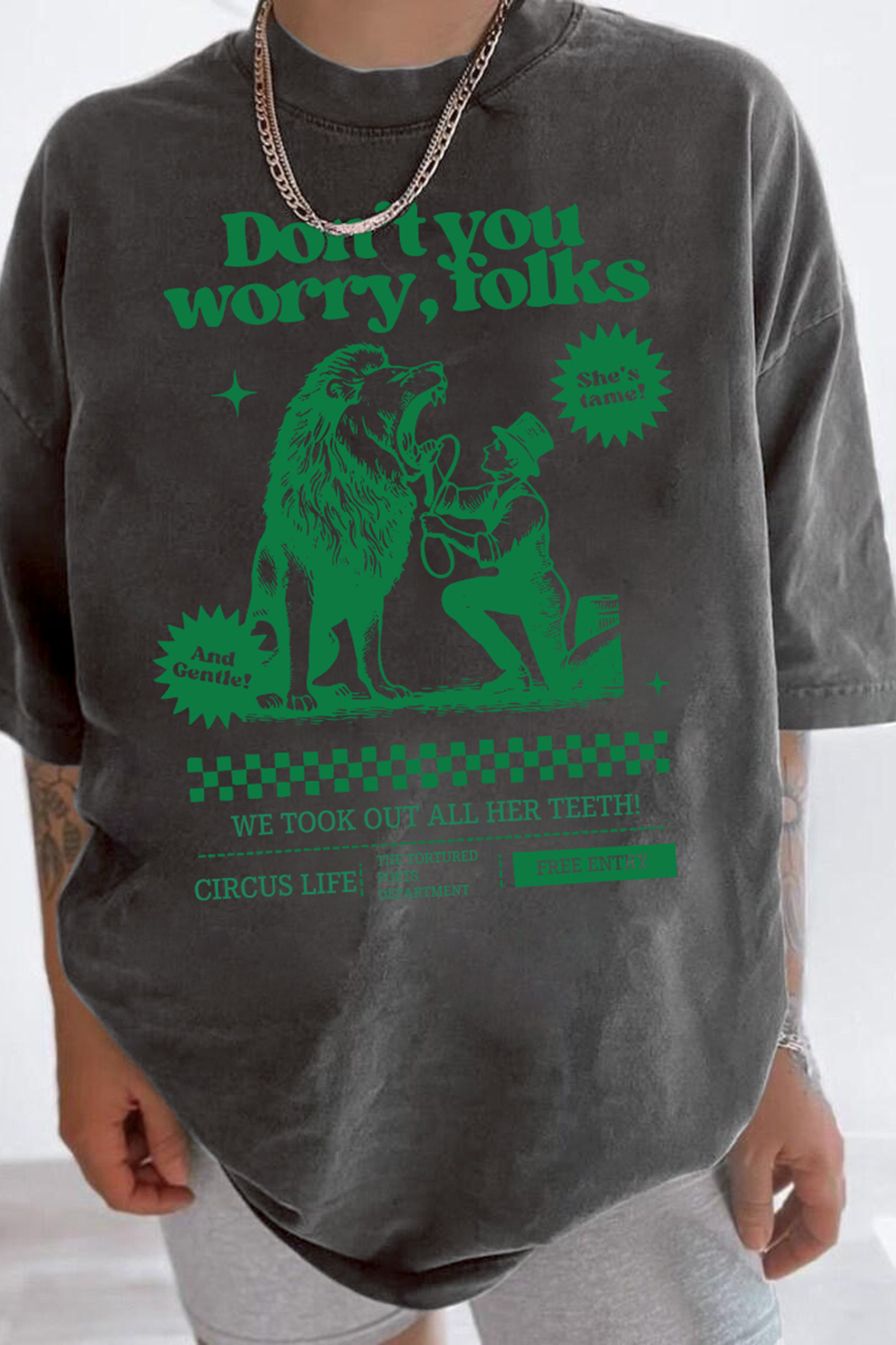 New T-Shirt Who’S Afraid Merch, Shirt Who’S Afraid Of Little Old Me Circus Life Made Me Mean For Women