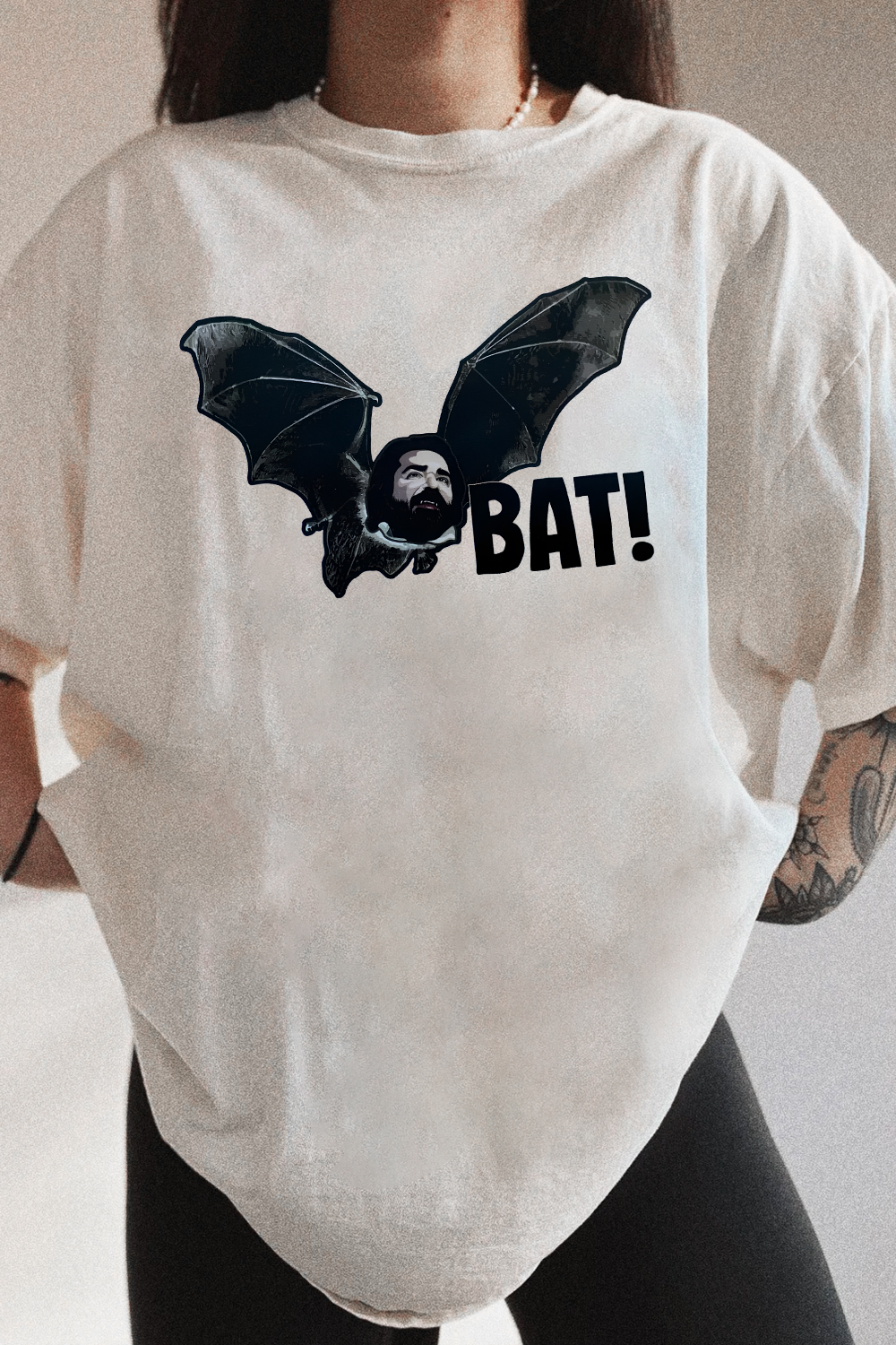 T-Shirt What We Merch, Shirt What We Do In The Shadows Laszlo Bat For Women