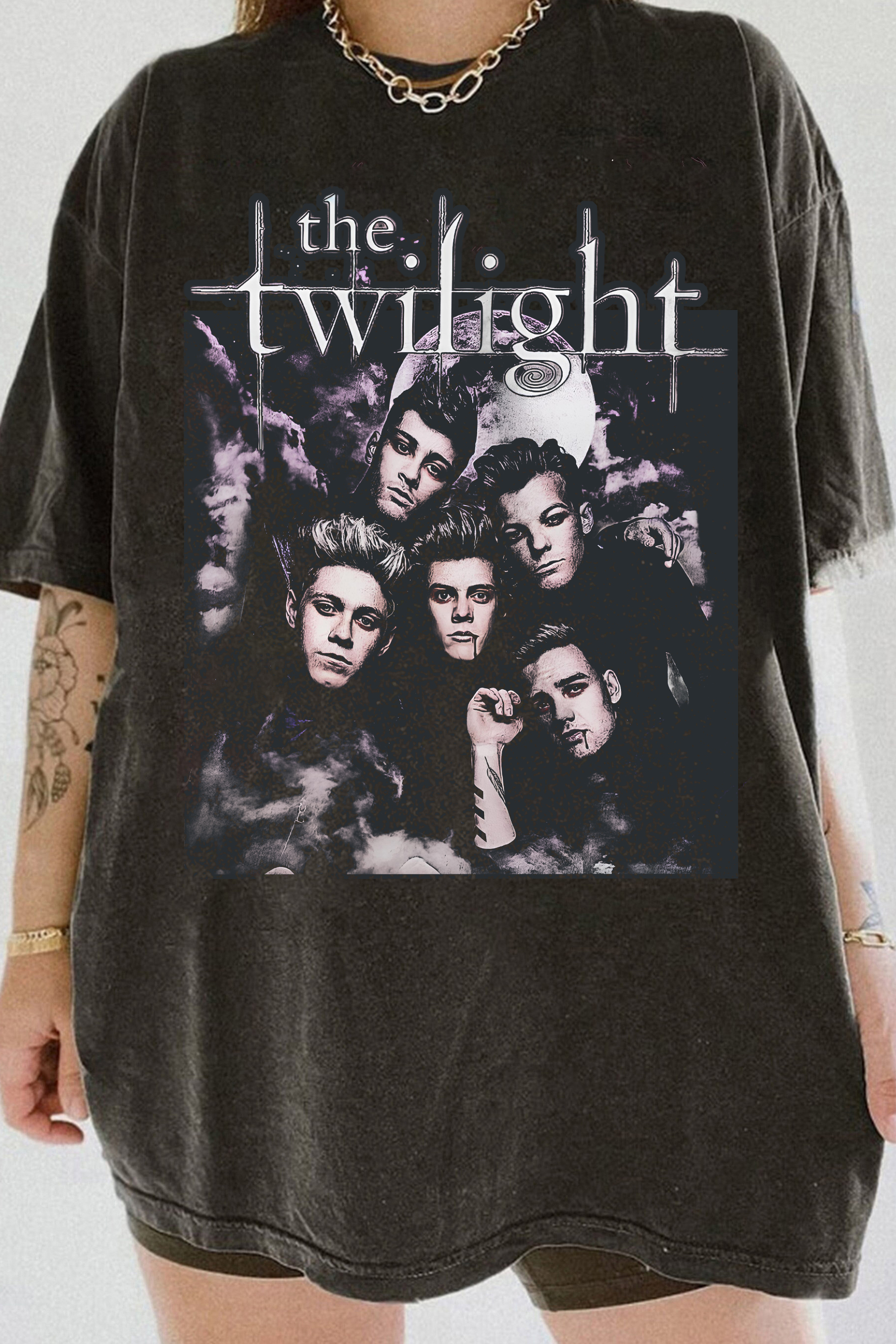 New T-Shirt Vintage Twilight Merch, Shirt Vintage Twilight Direction For Women