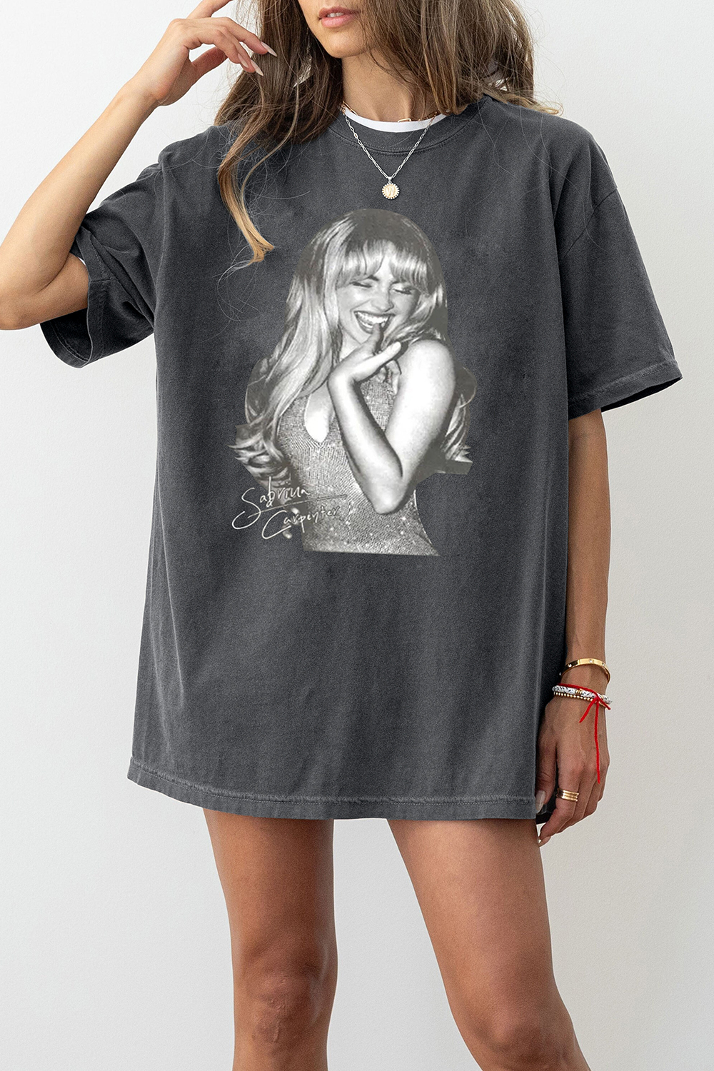 New T-Shirt Vintage Sabrina Merch, Shirt Vintage Sabrina 2024 Tour For Women