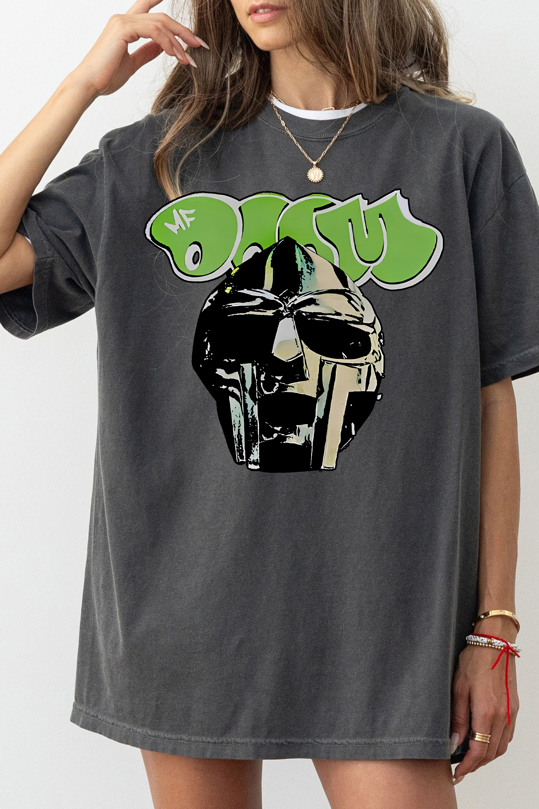 New T-Shirt Vintage Mf Merch, Shirt Vintage Mf Doom For Women