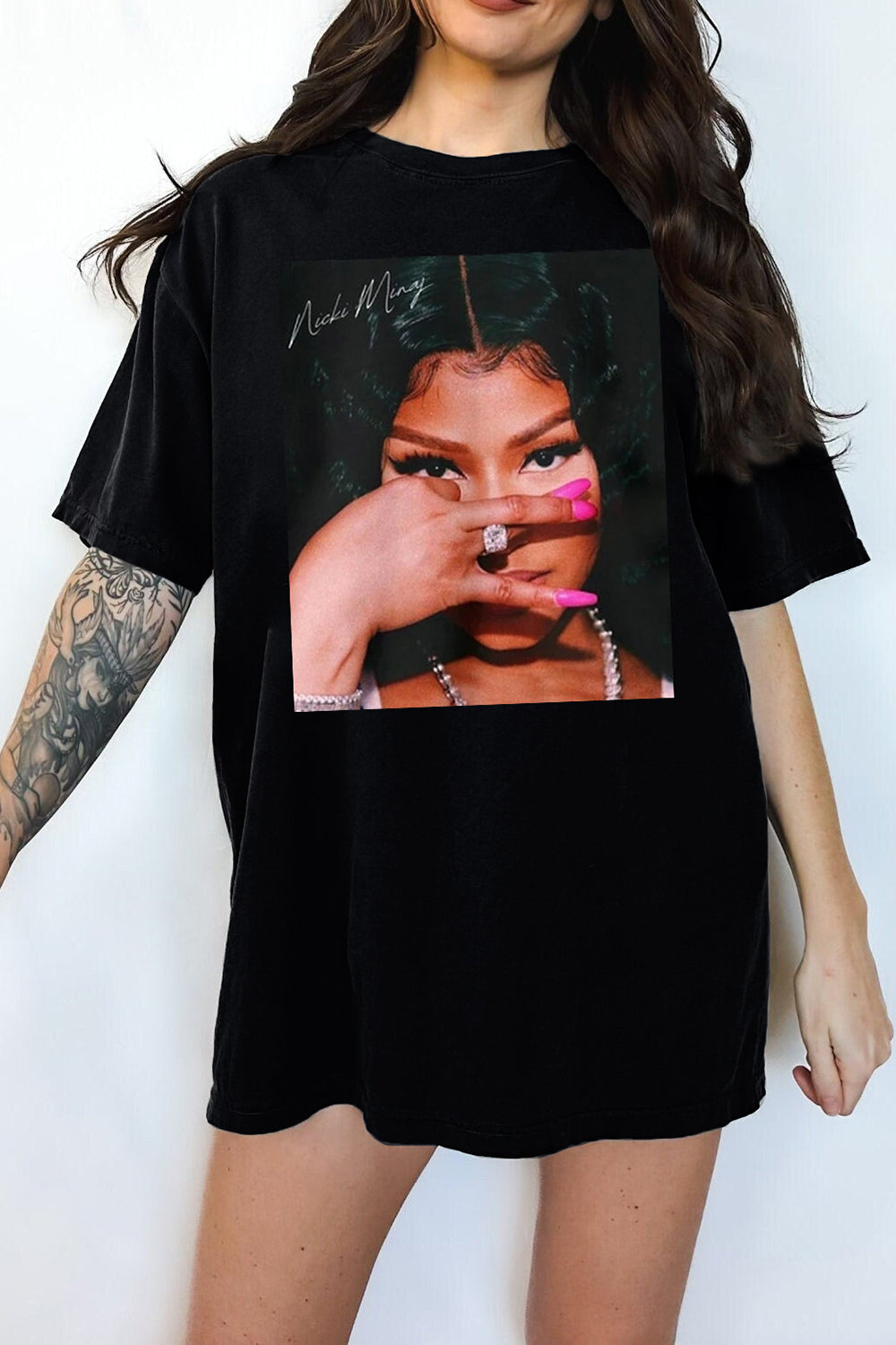 New T-Shirt Vintage Nicki Merch, Shirt Vintage Nicki Minaj Tour For Women
