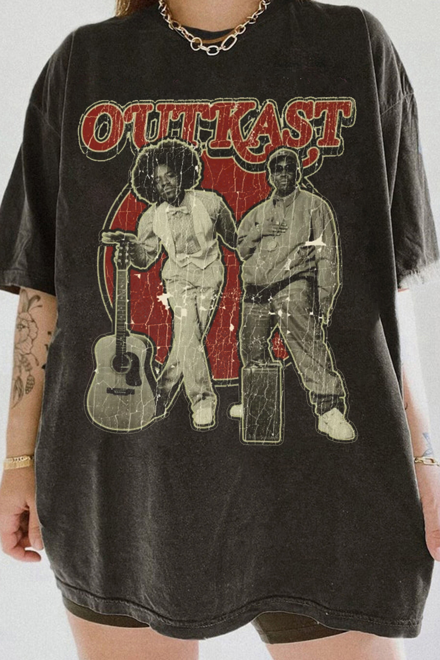 New T-Shirt Vintage Outkast Merch, Shirt Vintage Outkast For Women