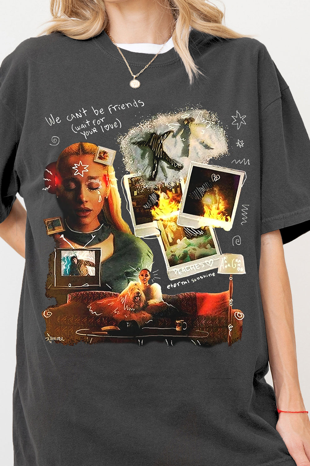 New T-Shirt Vintage Ariana Merch, Shirt Vintage Ariana We Can’T Be Friends For Women