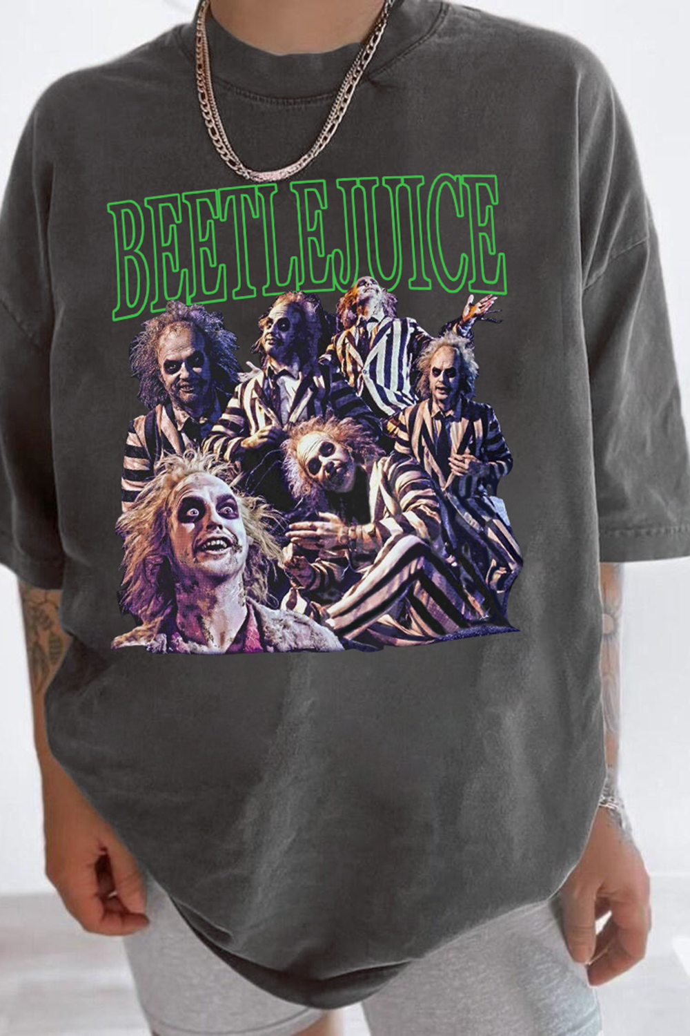 New T-Shirt Vintage Beetlejuice Merch, Shirt Vintage Beetlejuice Horror Movie For Women