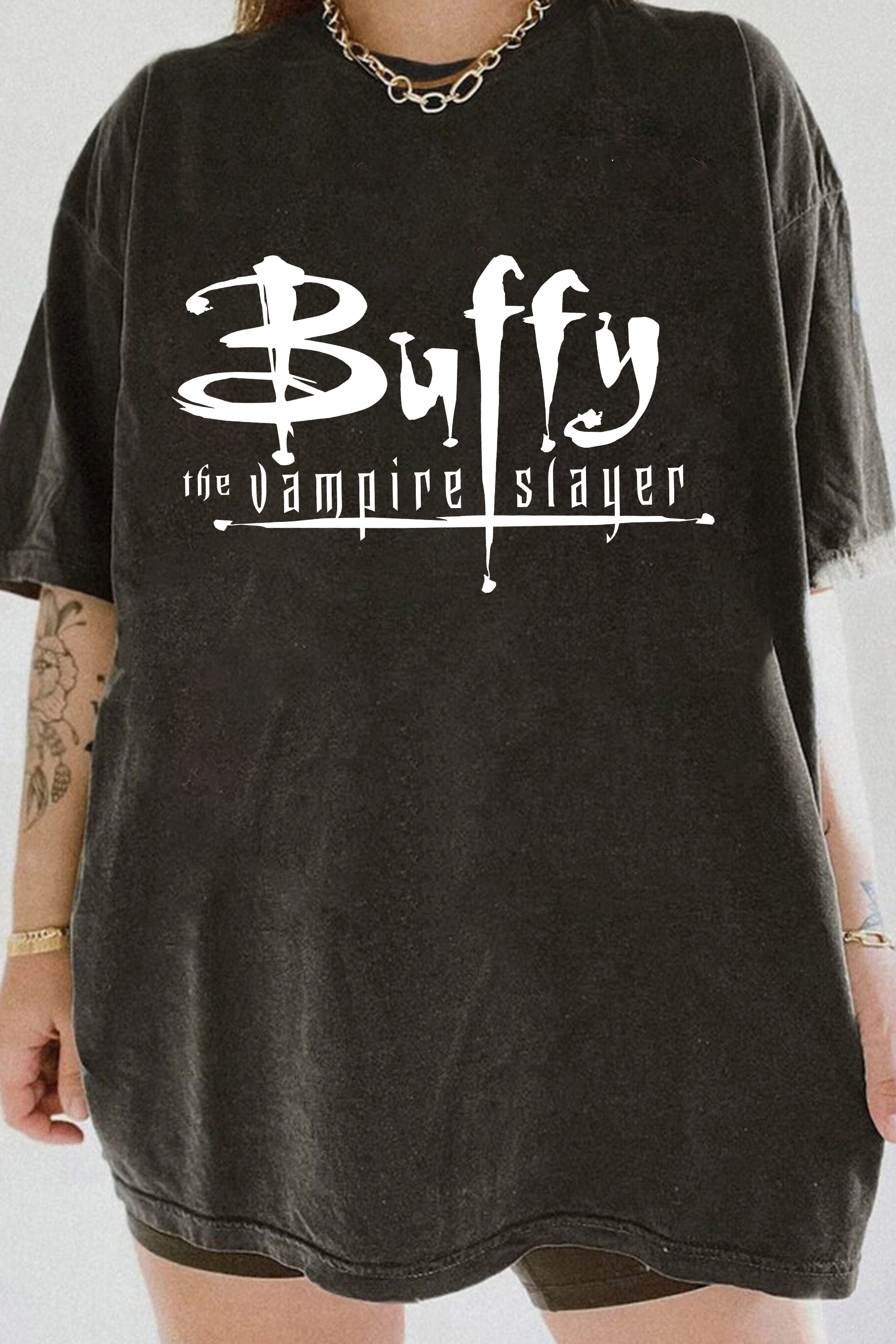 New T-Shirt Vintage Buffy Merch, Shirt Vintage Buffy The Vampire Slayermovie For Women