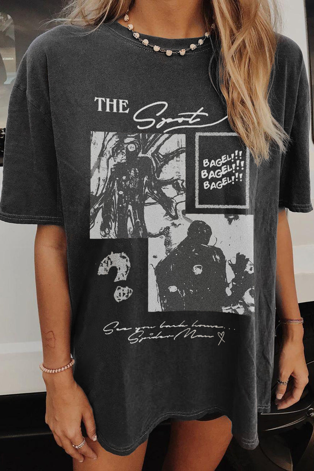 New T-Shirt Vintage Across Merch, Shirt Vintage Across The Spiderverse For Women