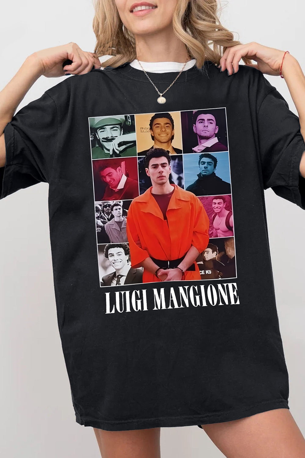 T-Shirt Valentines Day Merch, Shirt Valentines Day Luigi Mangione Grapchi For Women