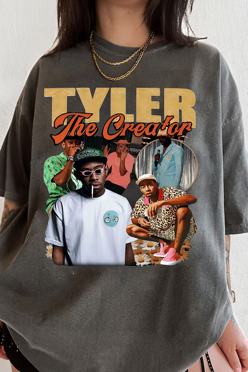 New T-Shirt Vintage 90S Merch, Shirt Vintage 90S Graphic Style Tyler The Creator For Women