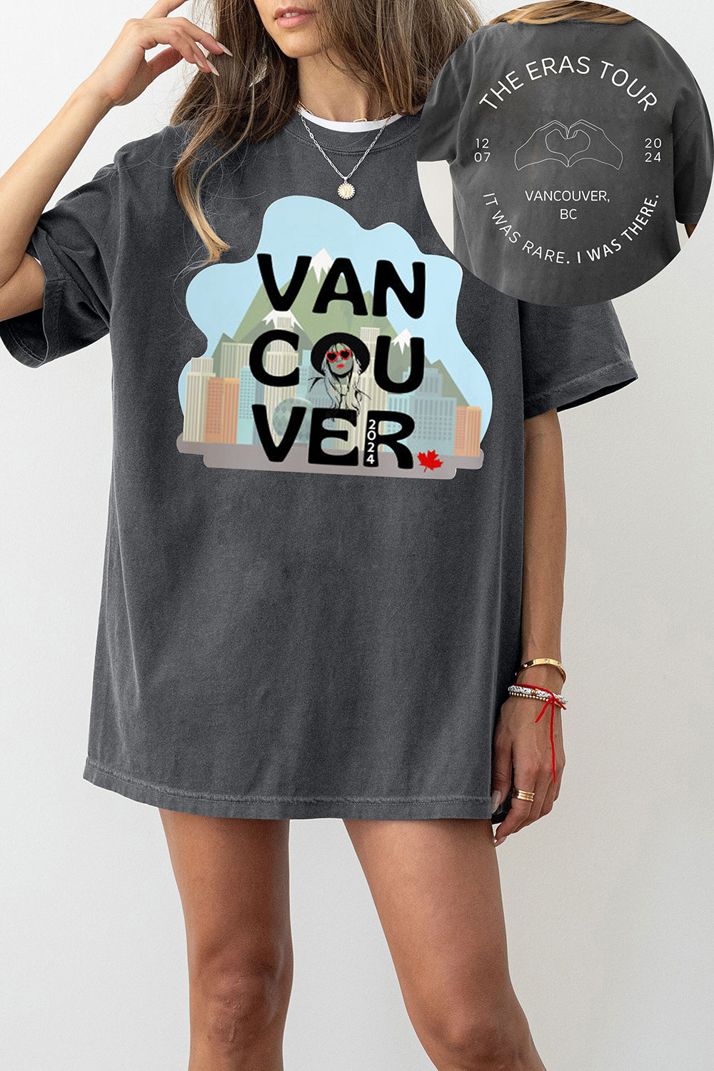 New T-Shirt Vancouver Eras Merch, Shirt Vancouver Eras Tour Dates 12/6 For Women