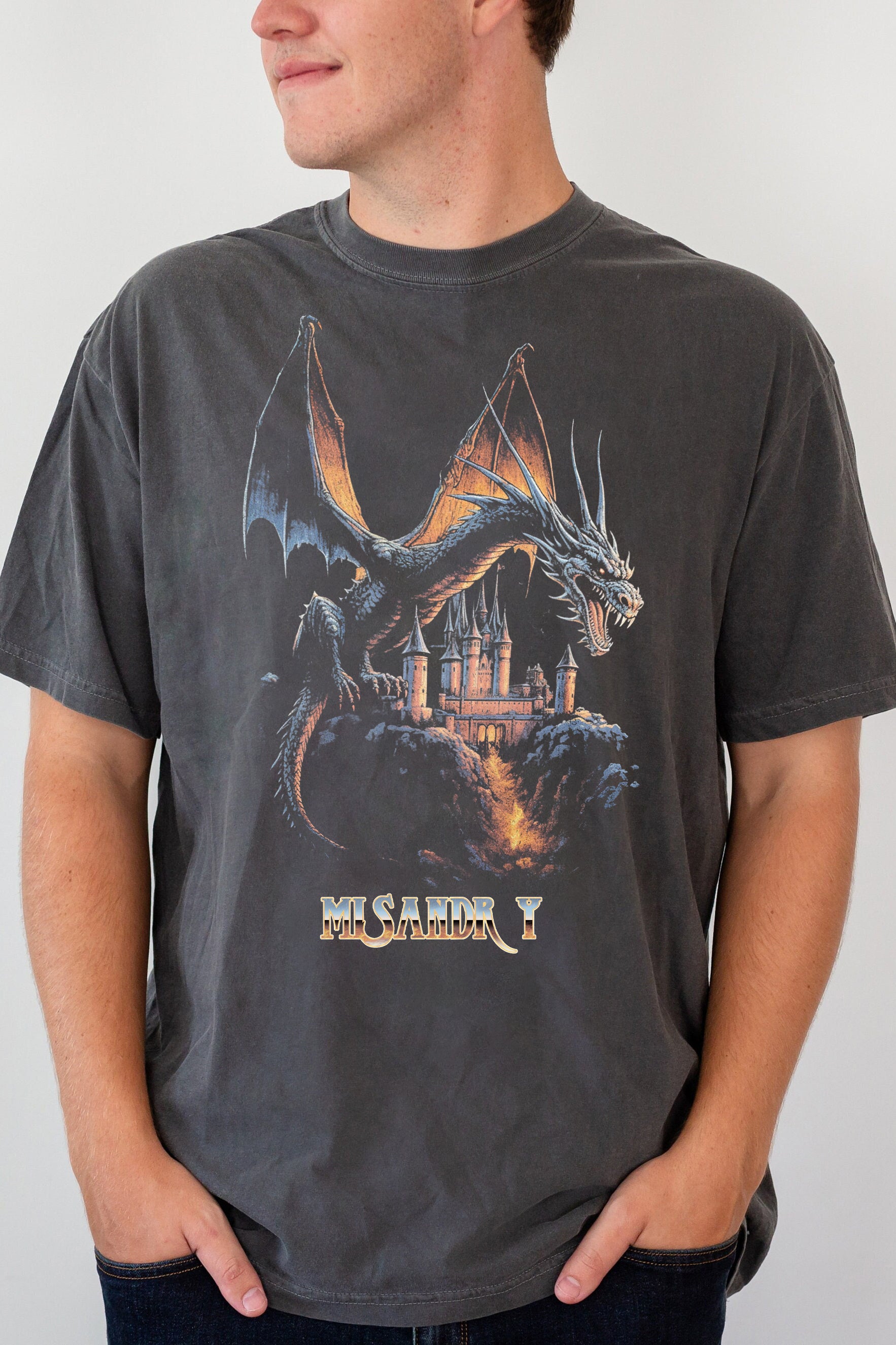 T-Shirt Unisex Misandry Merch, Shirt Unisex Misandry Dragon Fantasy 