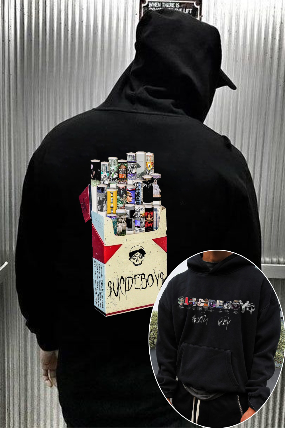 New Uicideboys 2-Side Printed Personalized Men’S Hooded Sweatshirt