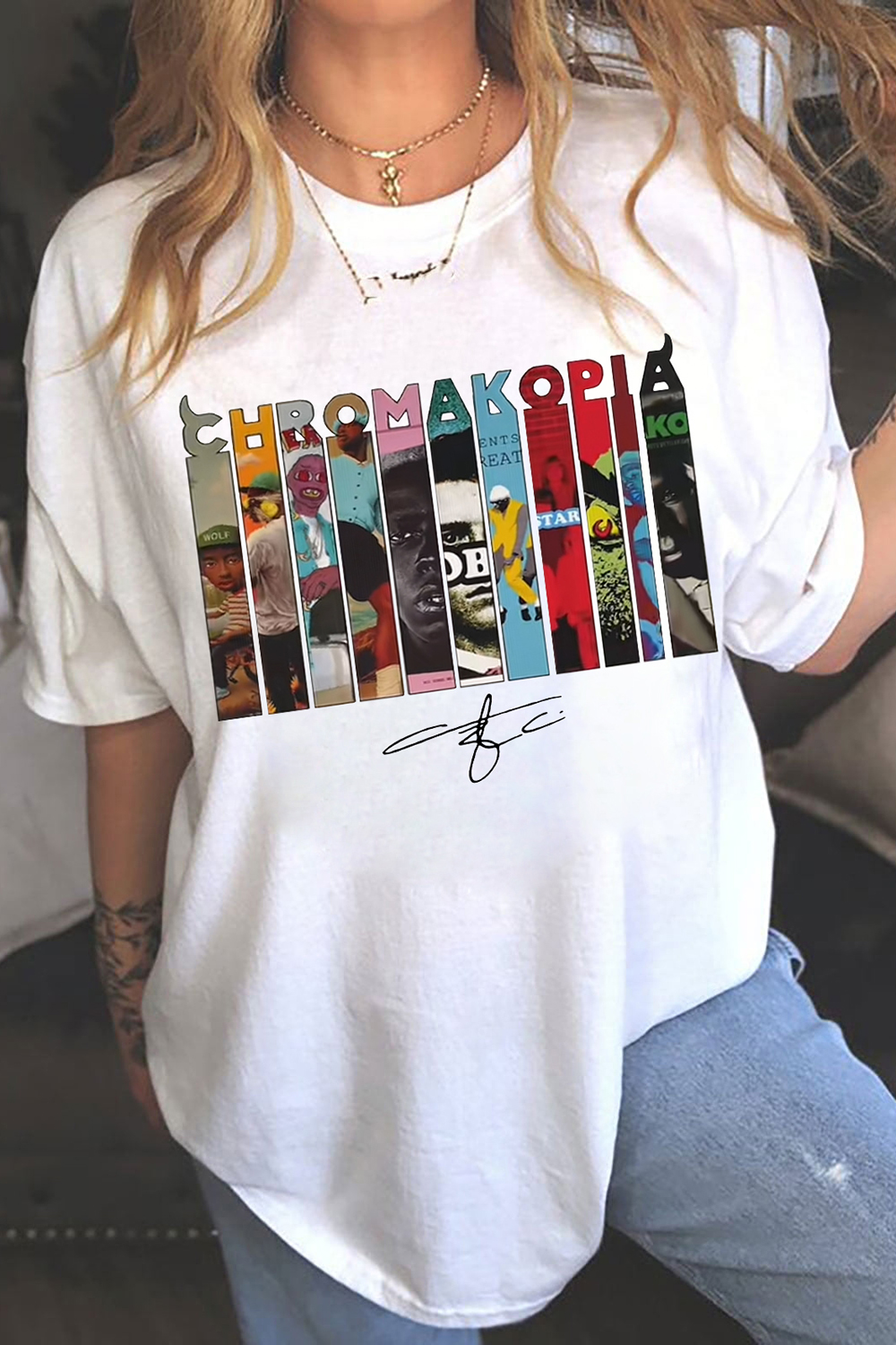 New T-Shirt Tyler The Merch, Shirt Tyler The Creator Tour For Women