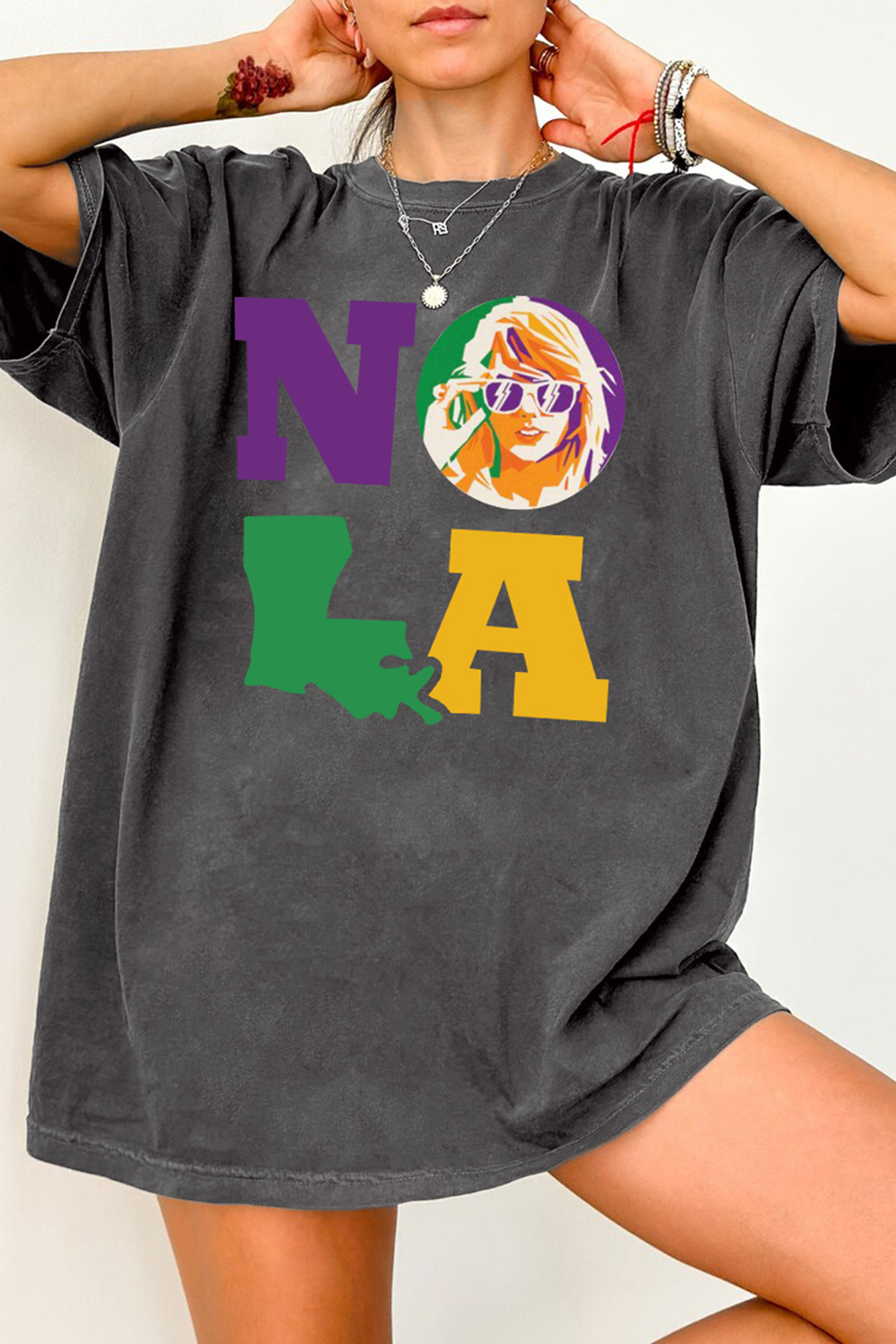 New T-Shirt  New Merch, Shirt Tour New Orleans No Year Nola Concert For Women