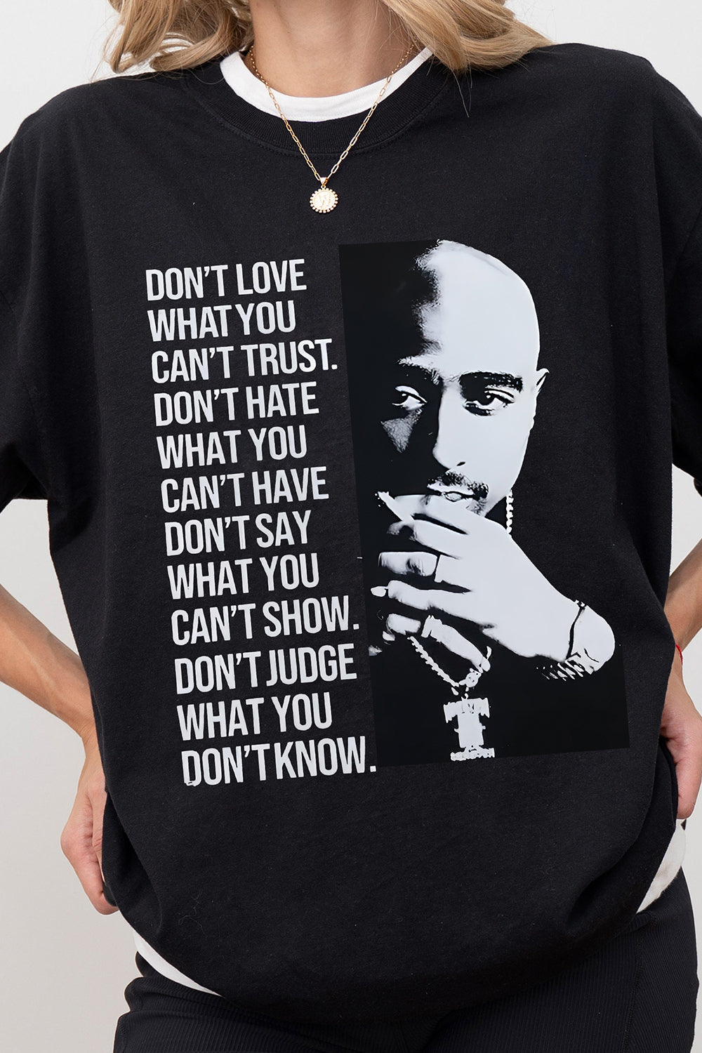 New T-Shirt Tupac Portrait Merch, Shirt Tupac Portrait For Women