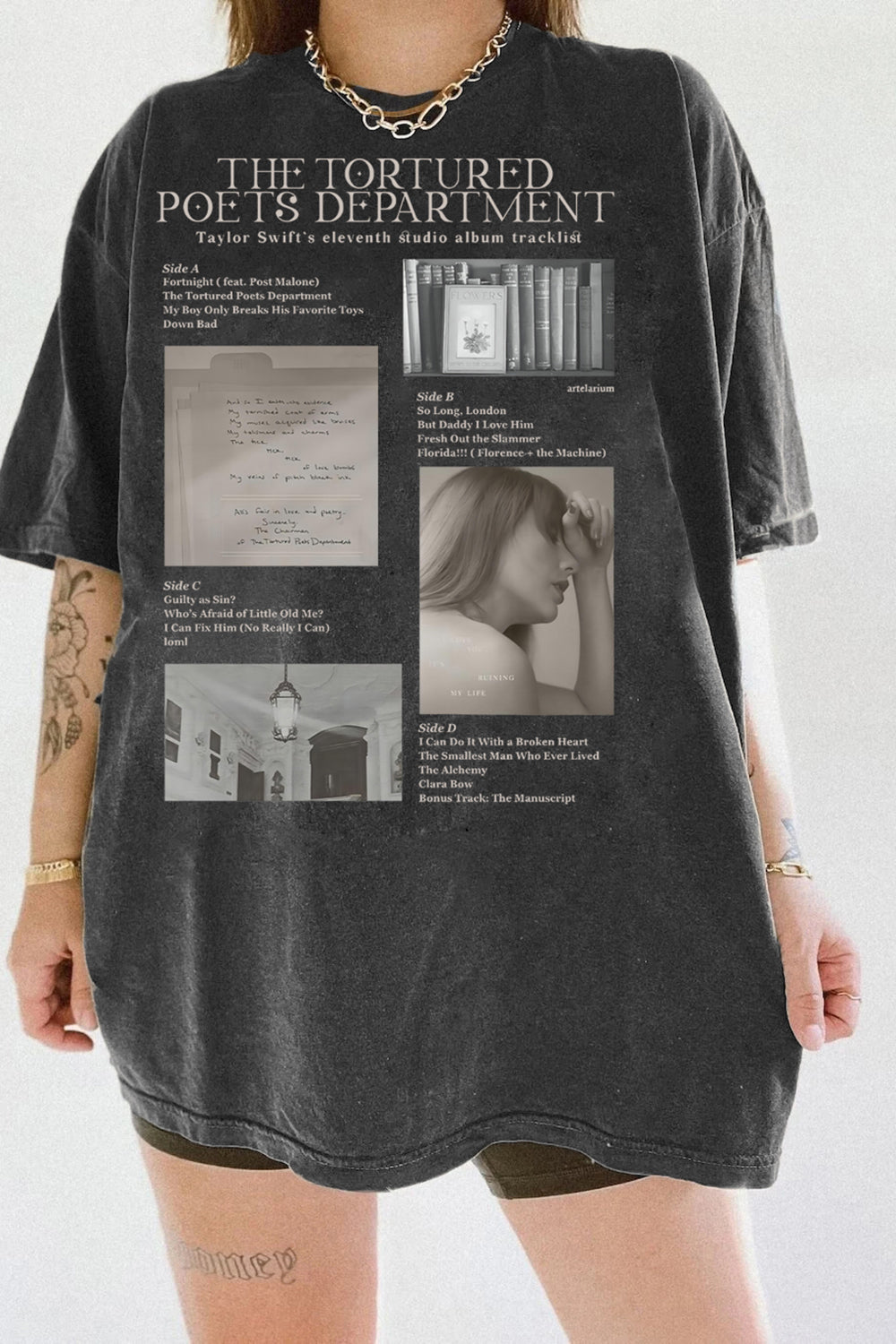 New T-Shirt The Tortured Merch, Shirt The Tortured Poets Department Ts New Album For Women