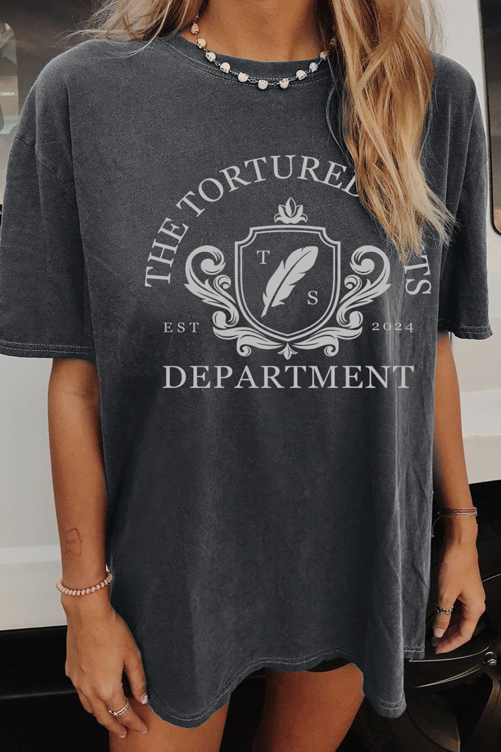 New T-Shirt The Tortured Merch, Shirt The Tortured Poets Department Swiftie For Women