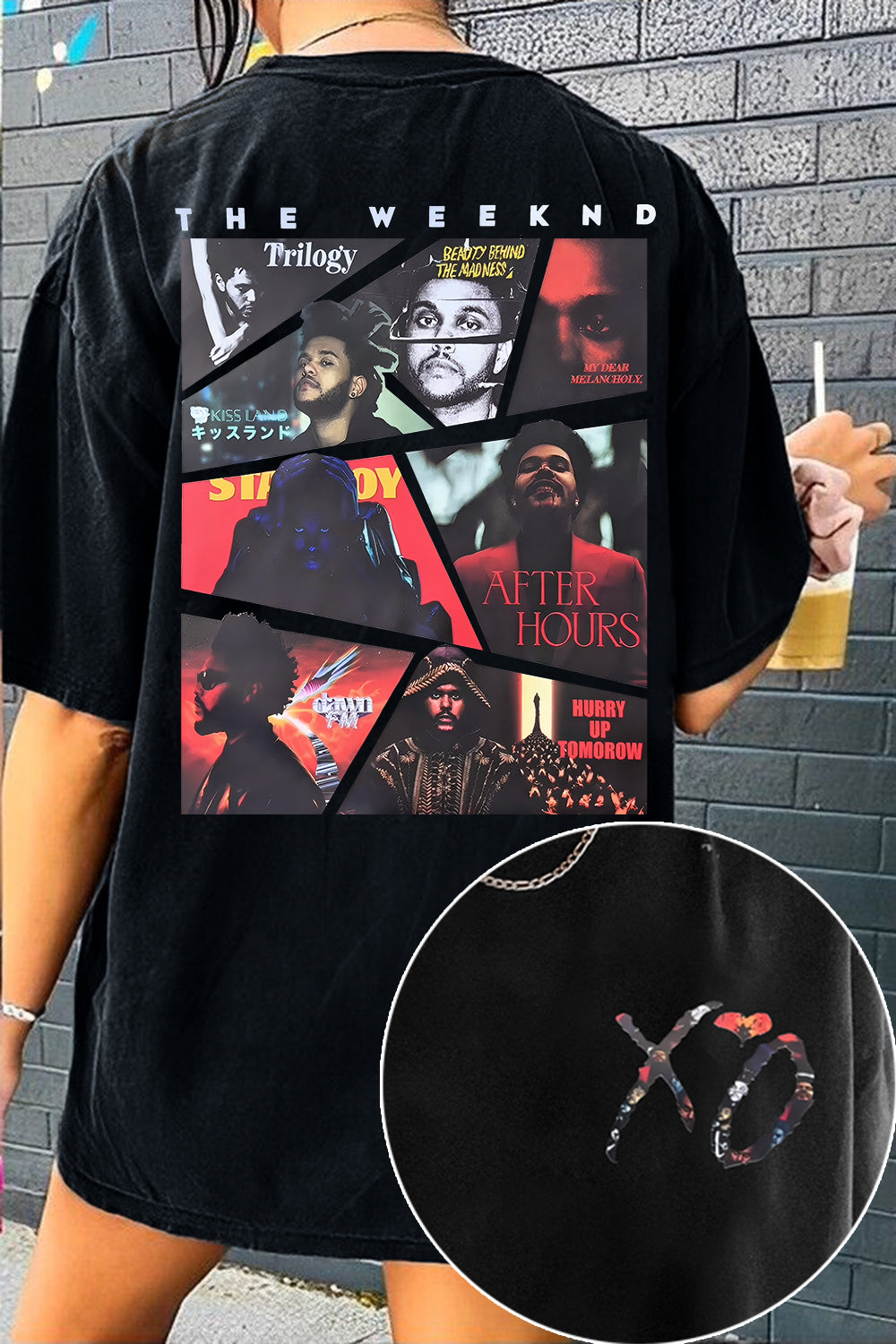 New T-Shirt The Weeknd Merch, Shirt The Weeknd Album Hurry Up Tomorrow For Women
