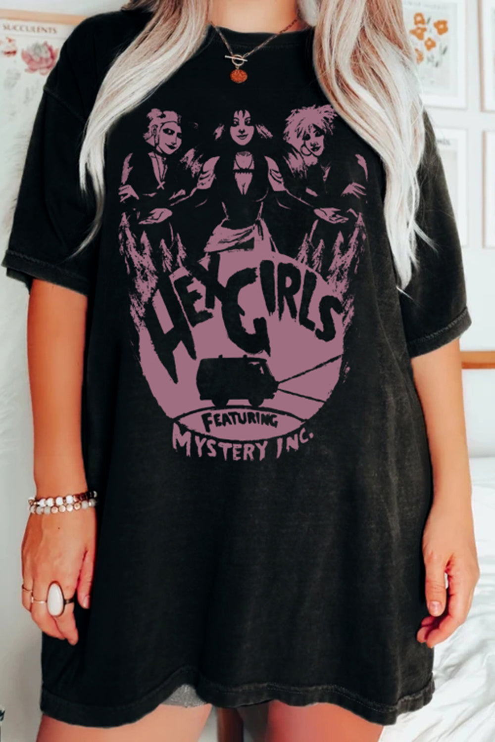T-Shirt The Hex Merch, Shirt The Hex Girls Rock Band Music For Women