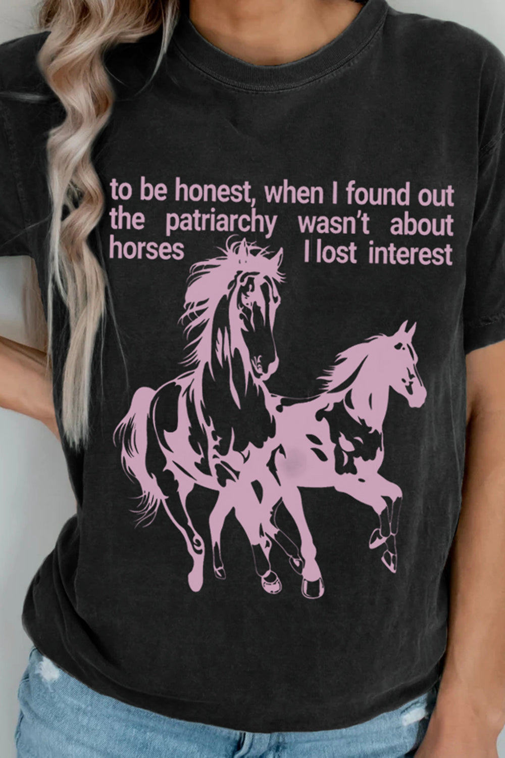 T-Shirt The Original Merch, Shirt The Original Horses Are Not The Patriarchy For Women