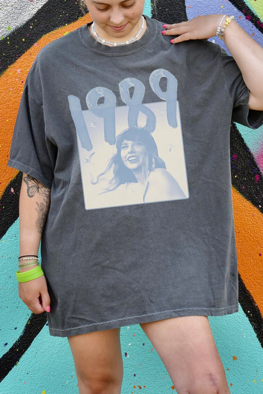 New T-Shirt Taylor Swift Merch, Shirt Taylor Swift Version 1989 For Women