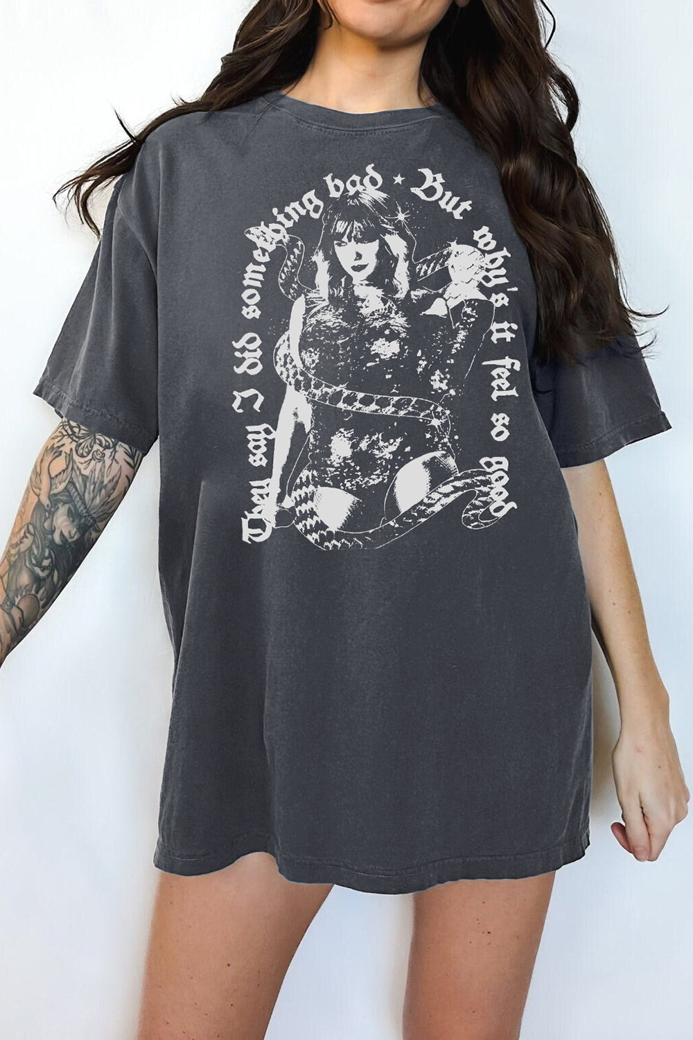 New T-Shirt Taylor They Merch, Shirt Taylor They Say I Did Something Bad For Women