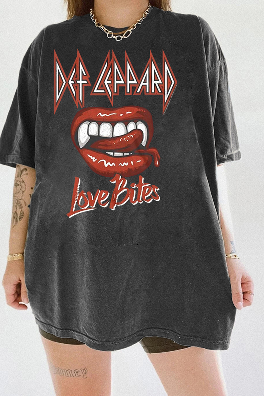 New T-Shirt Th Love Merch, Shirt Th Love Bites Def Leppard For Women