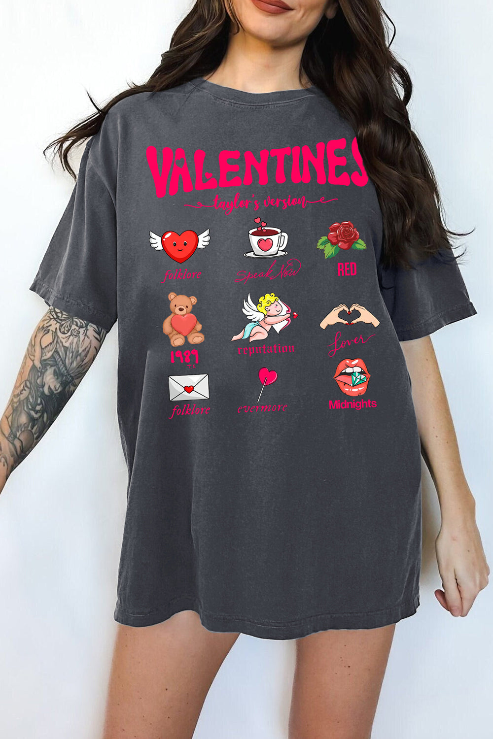 New T-Shirt Taylor Swiftie Merch, Shirt Taylor Swiftie Valentines Version For Women
