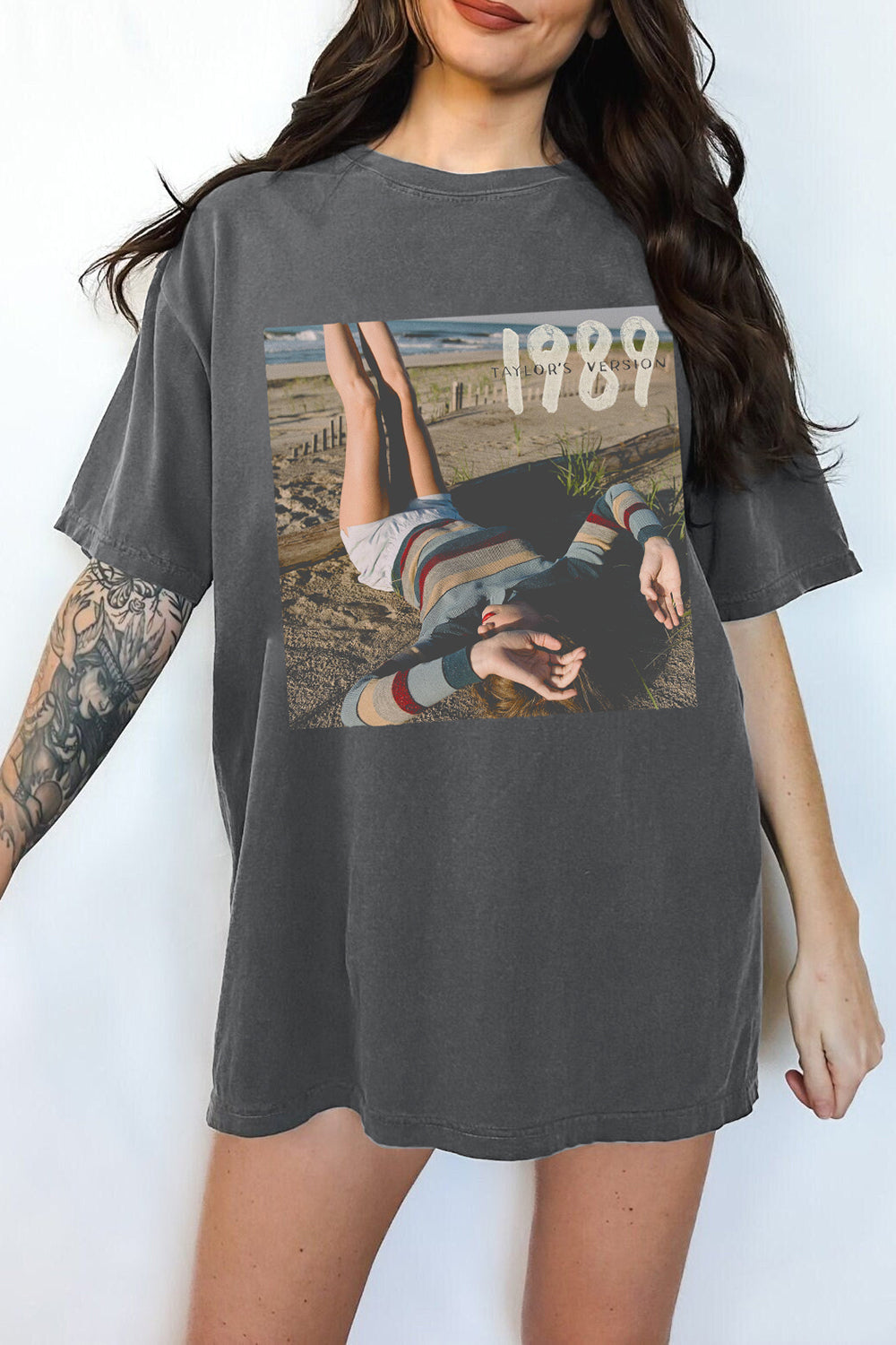New T-Shirt Taylor Swift Merch, Shirt Taylor Swift 1989 Sunrise Boulevard Yellow Edition For Women