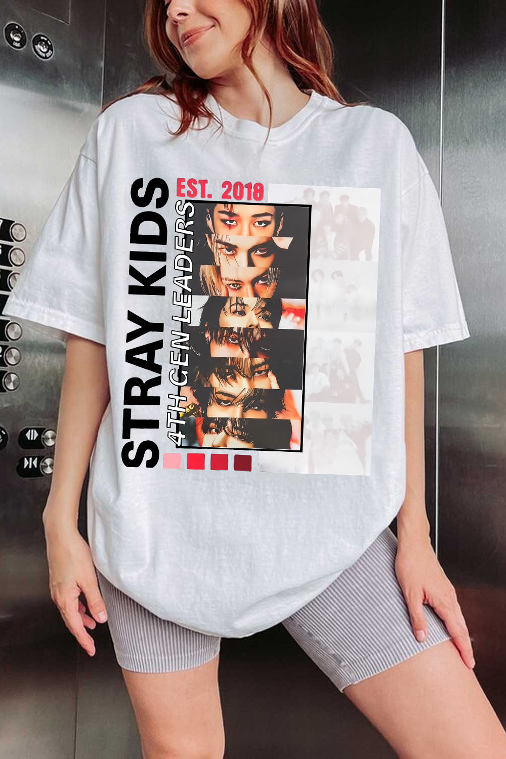 New T-Shirt Stray Kids Merch, Shirt Stray Kids Album Graphic For Women