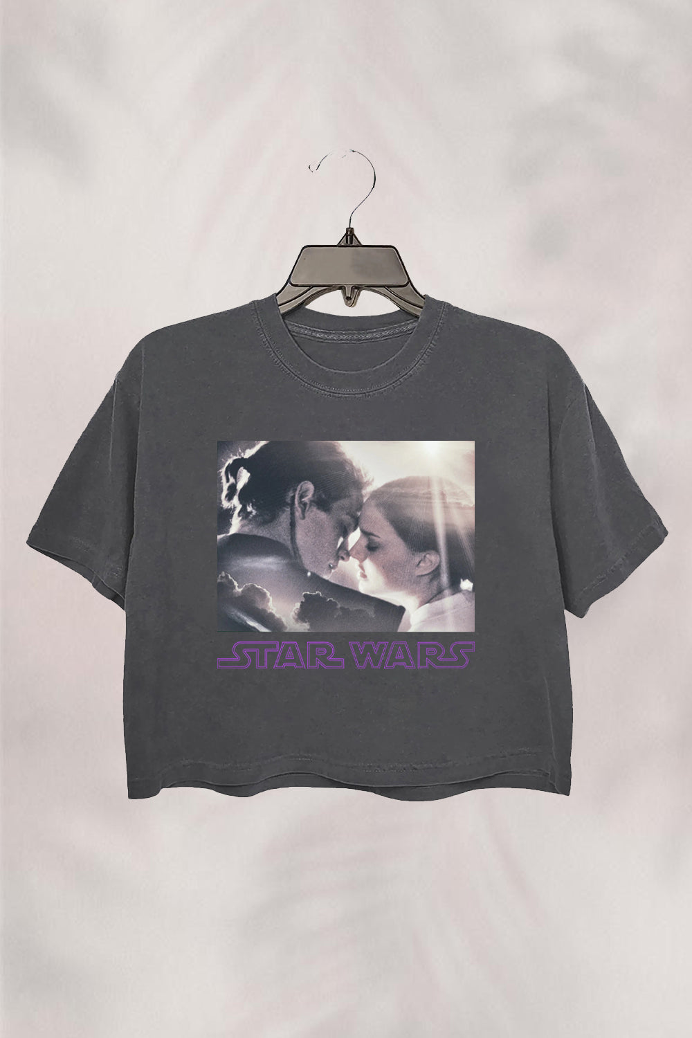 T-Shirt Star Wars Merch, Shirt Star Wars Padme & Anakin Skywalker Kiss Portrait Vintage For Women