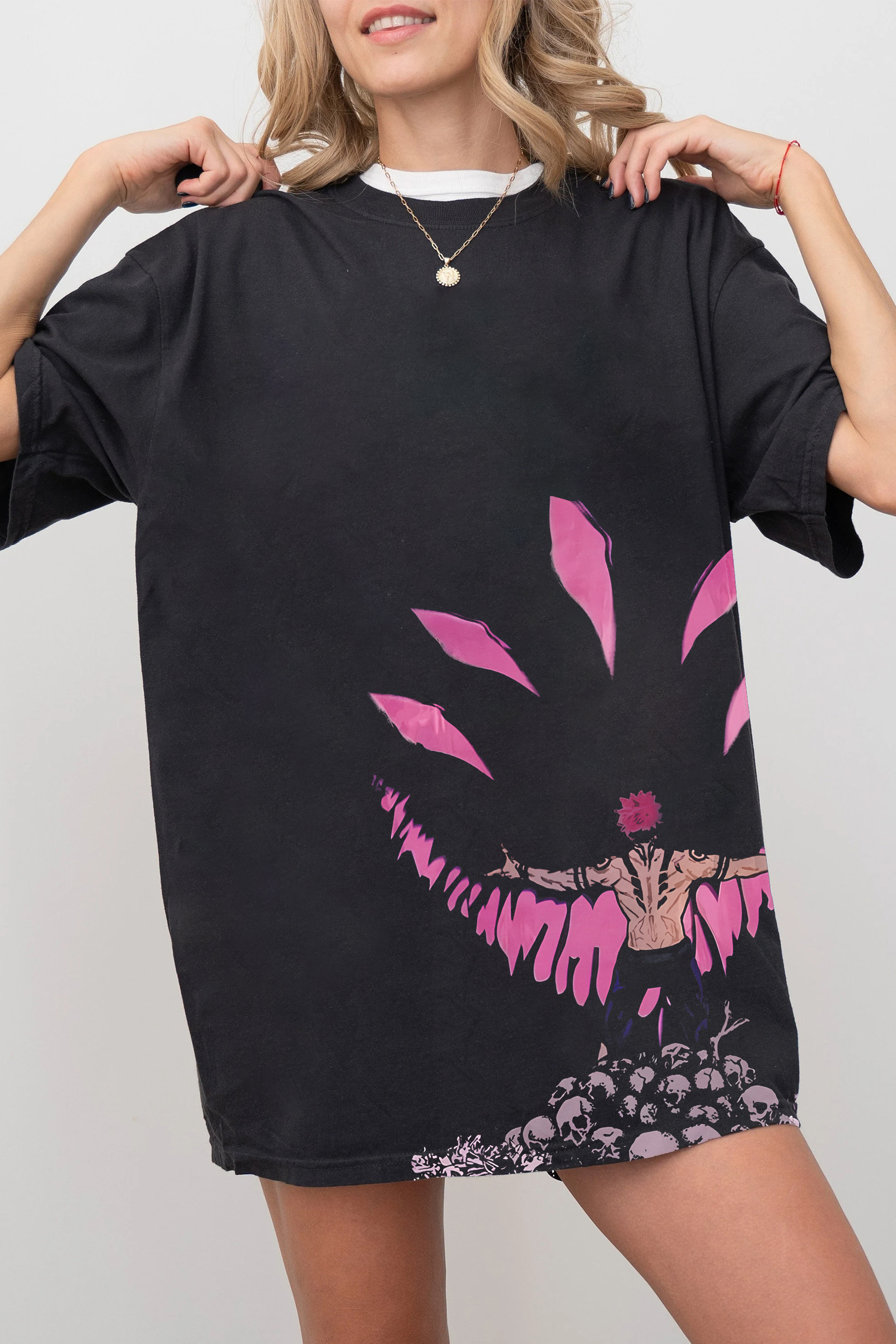 New T-Shirt Sukuna Vintage Merch, Shirt Sukuna Vintage For Women