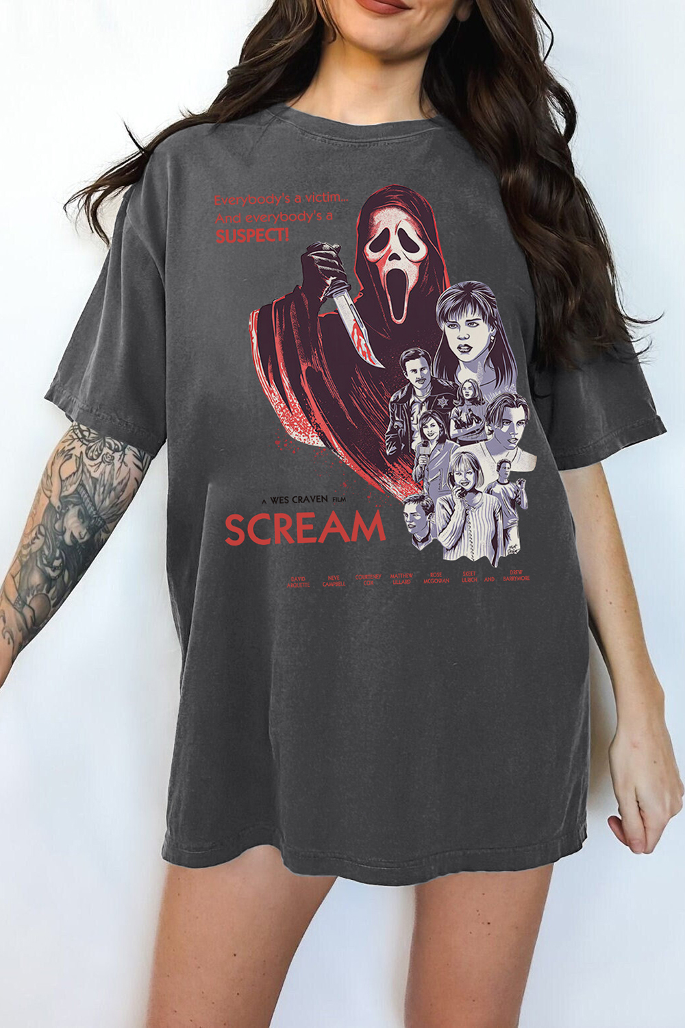 New T-Shirt Scream Classic Merch, Shirt Scream Classic Horror Movie For Women