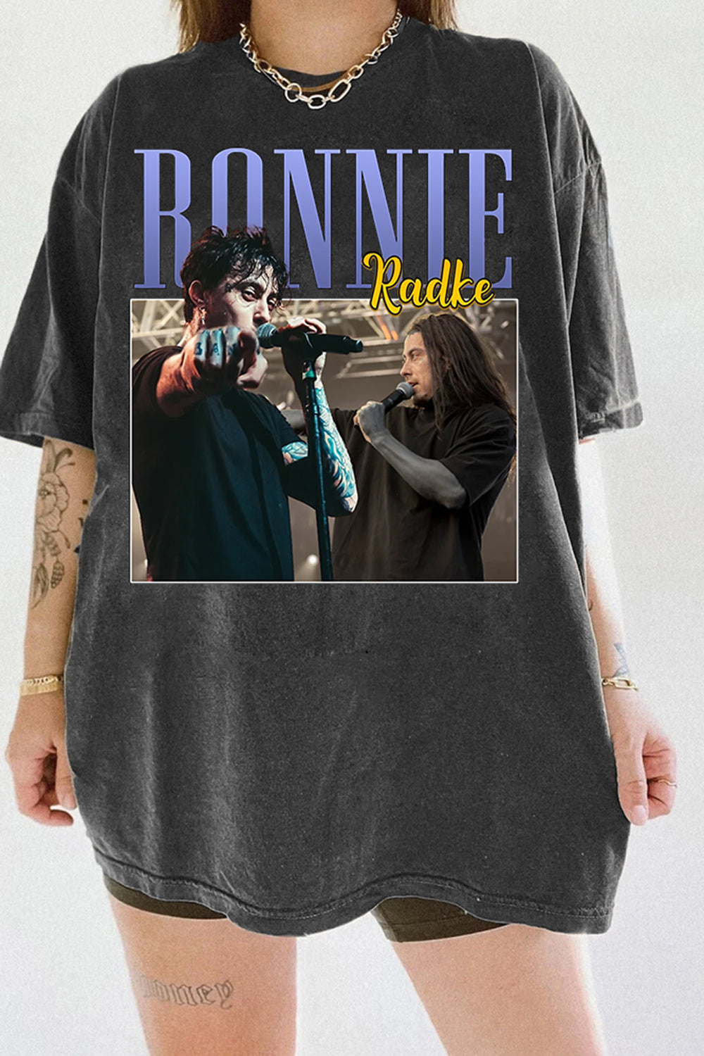 New T-Shirt Ronnie Radke Merch, Shirt Ronnie Radke – Metal Rock Music Essential For Women
