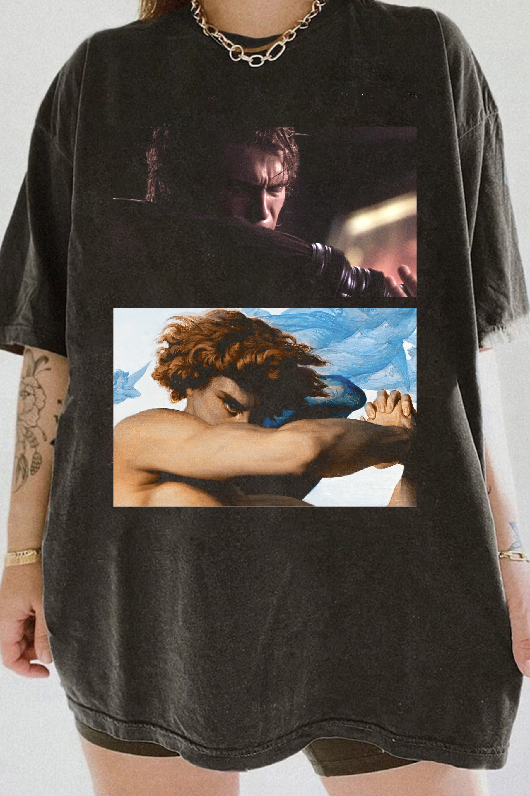 New T-Shirt Revenge Of Merch, Shirt Revenge Of The Sith – The Fallen Angel For Women