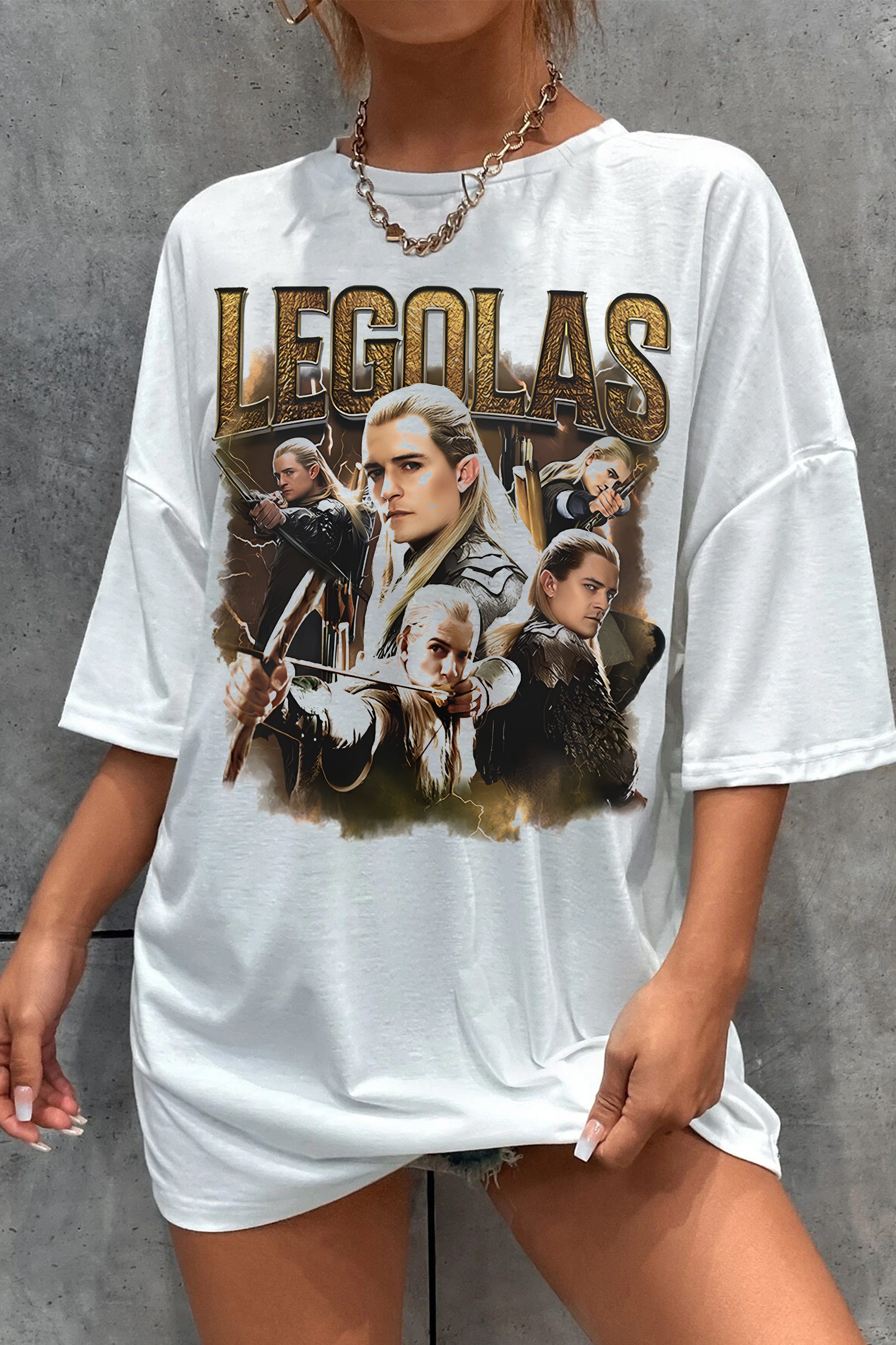 New T-Shirt Retro Legolas Merch, Shirt Retro Legolas Lord Of The Rings For Women