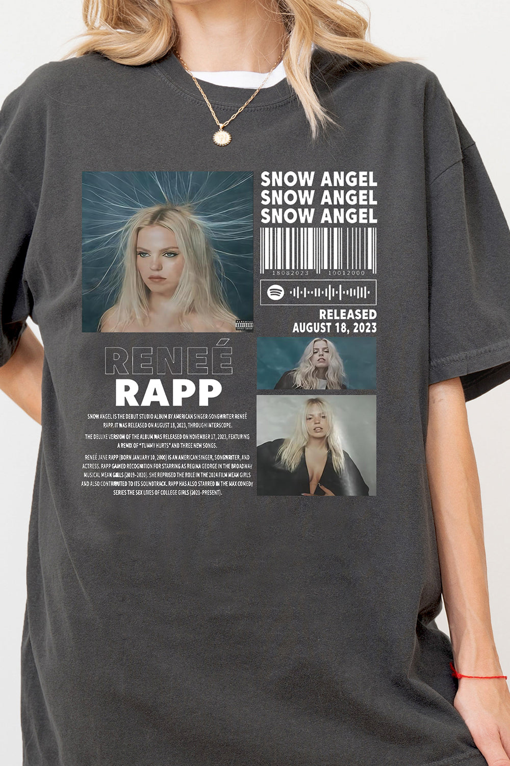 New T-Shirt Rene Rapp Merch, Shirt Rene Rapp Music Merch For Women