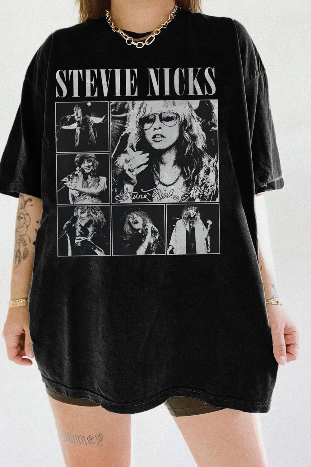 New T-Shirt Retro 90S Merch, Shirt Retro 90S Stevie Nicks Fleetwood Mac Band For Women