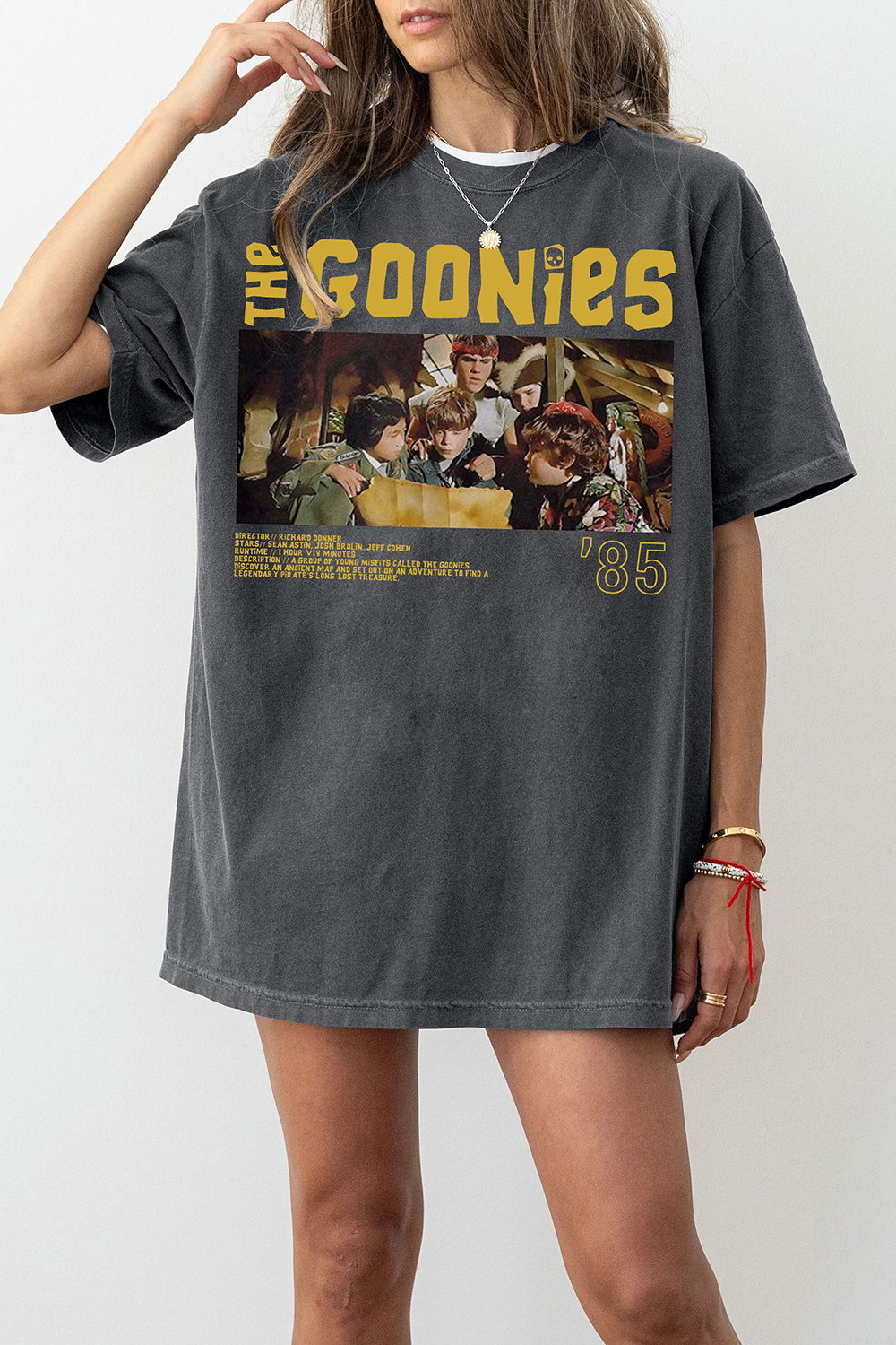 New T-Shirt Retro Goonies Merch, Shirt Retro Goonies For Women