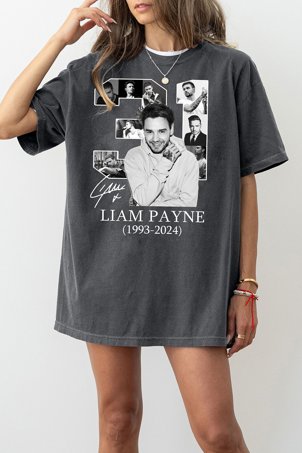 New T-Shirt Rest In Merch, Shirt Rest In Peace Liam Payne Vintage For Women