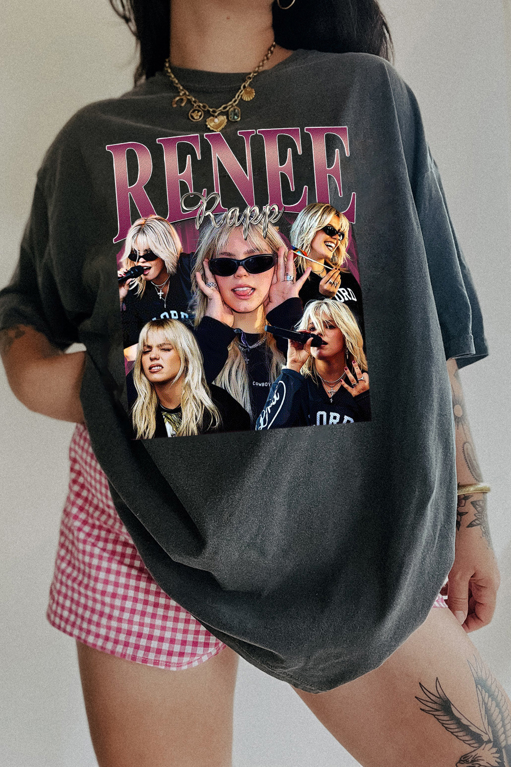 New T-Shirt Renee Rapp Merch, Shirt Renee Rapp Vintage Graphic For Women