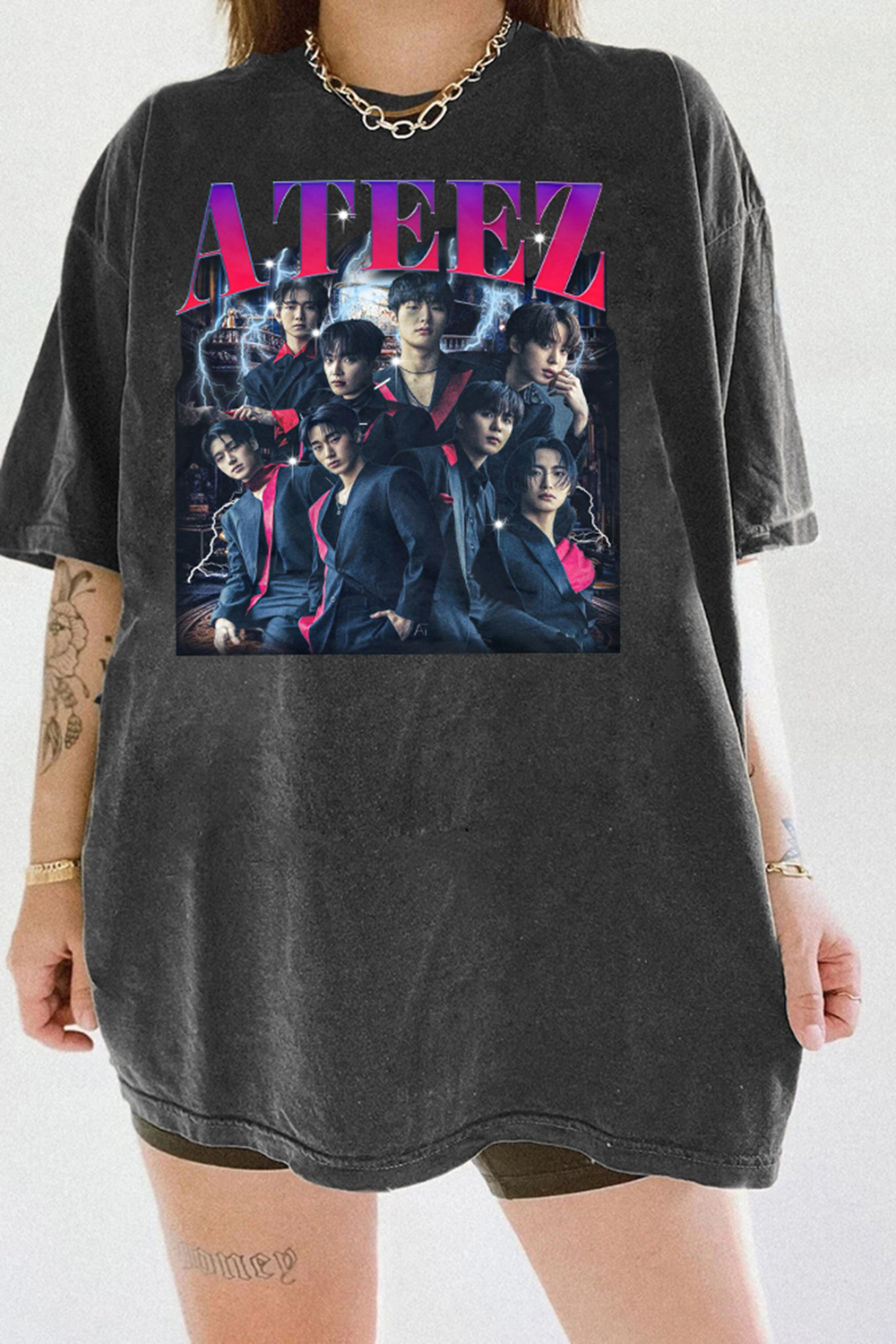T-Shirt Retro Az Merch, Shirt Retro Az Towards The Light: Will To Power World Tour For Women