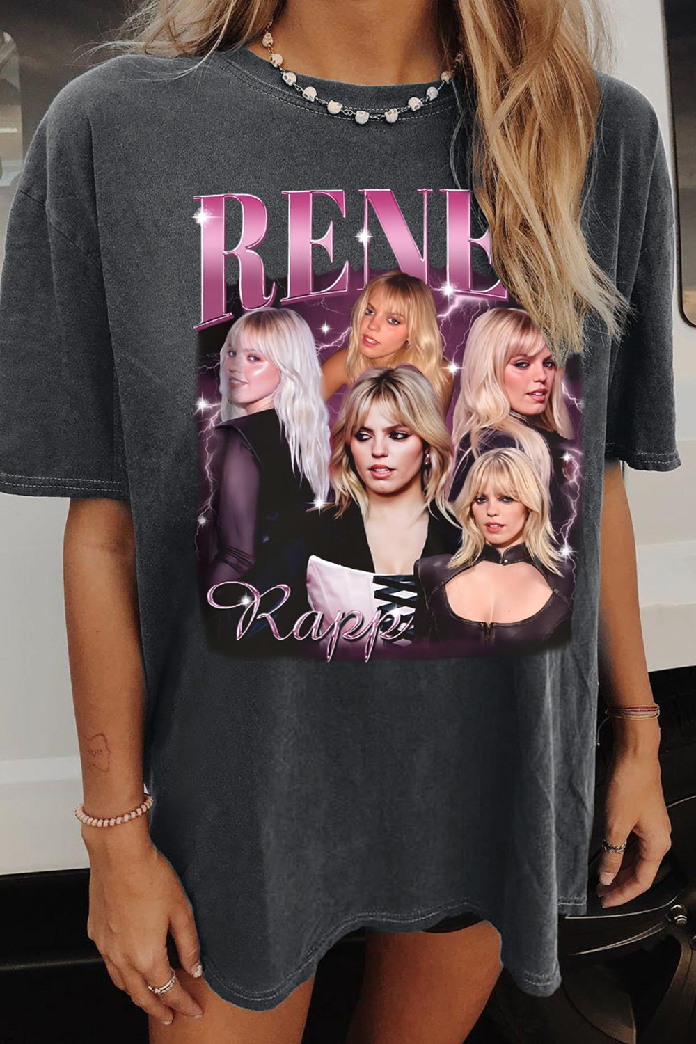 New T-Shirt Rene Rapp Merch, Shirt Rene Rapp Merch 90S Vintage For Women