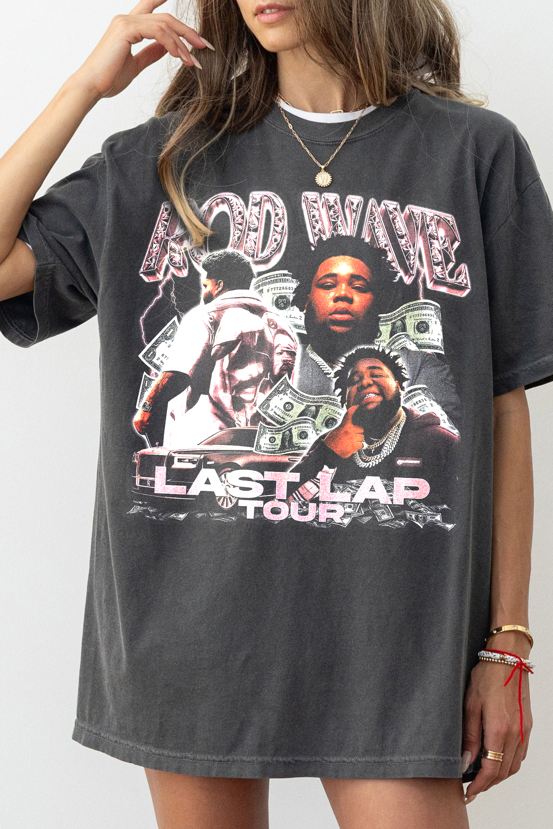 New T-Shirt Rd Wave Merch, Shirt Rd Wave Last Lap Tour For Women