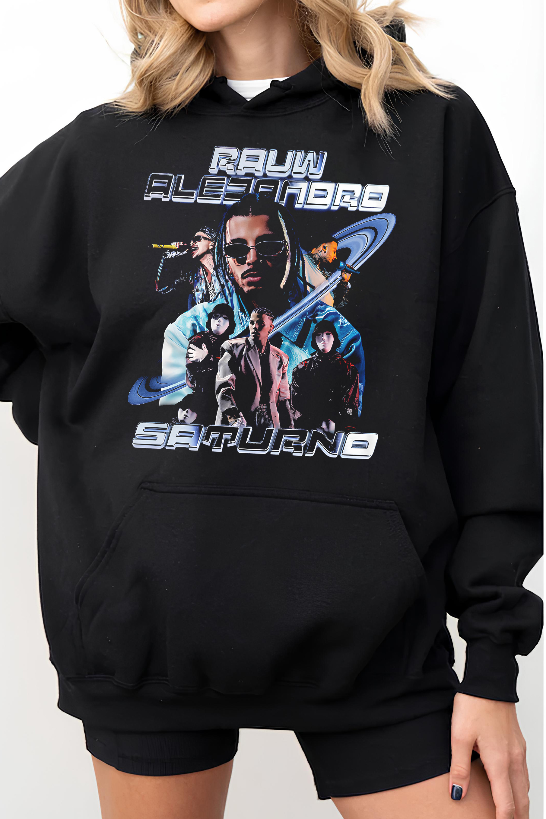 New Rauw Alejandro Vintage Hoodie For Women