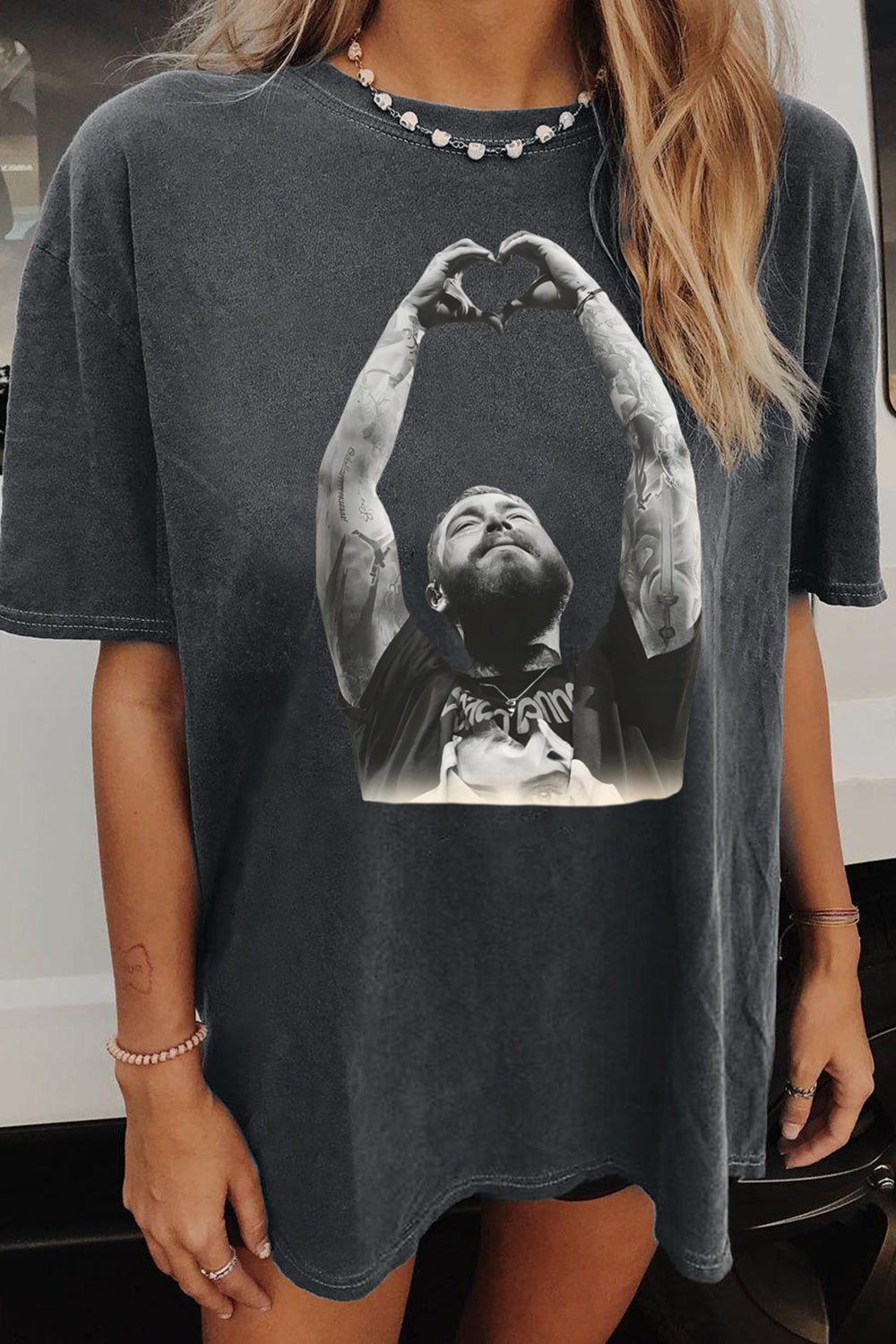 New T-Shirt Post Malone Merch, Shirt Post Malone Music Rap For Women